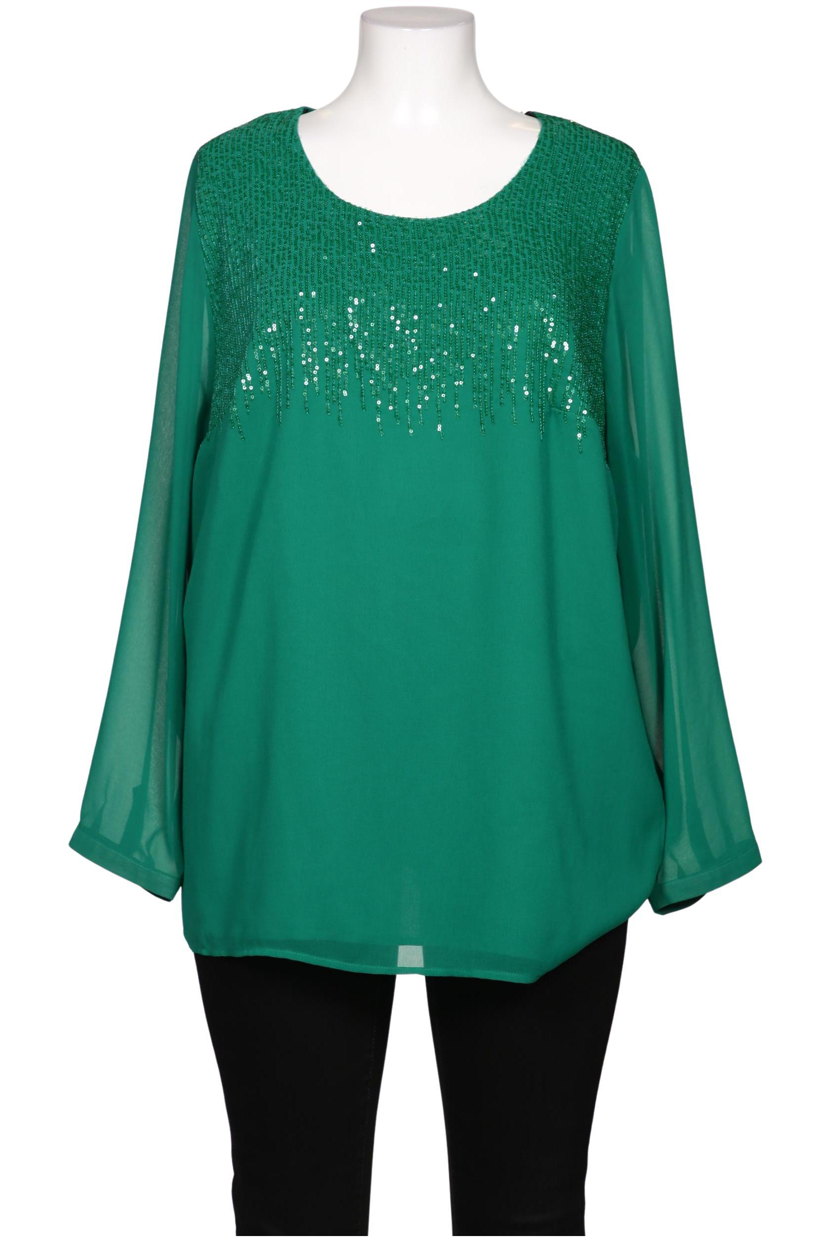 

Selection by Ulla Popken Damen Bluse, grün, Gr. 46