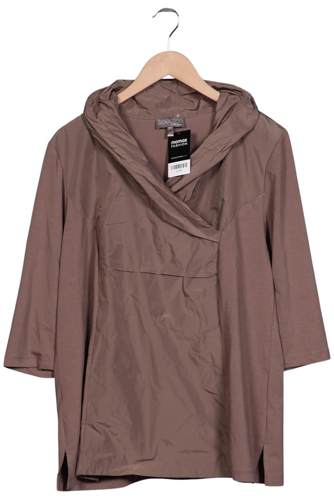 

Selection by Ulla Popken Damen Langarmshirt, braun, Gr. 46