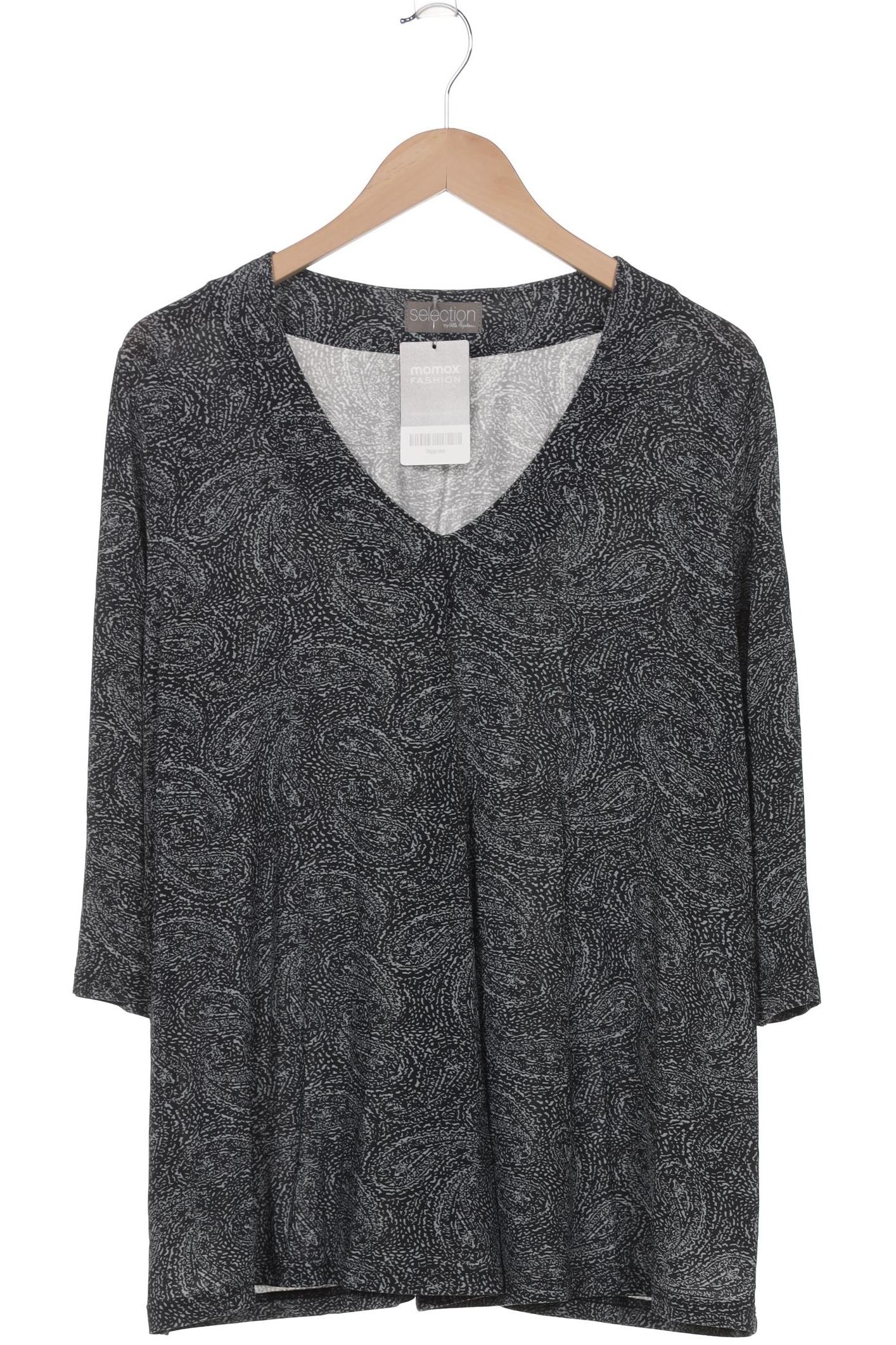 

Selection by Ulla Popken Damen Langarmshirt, marineblau, Gr. 42