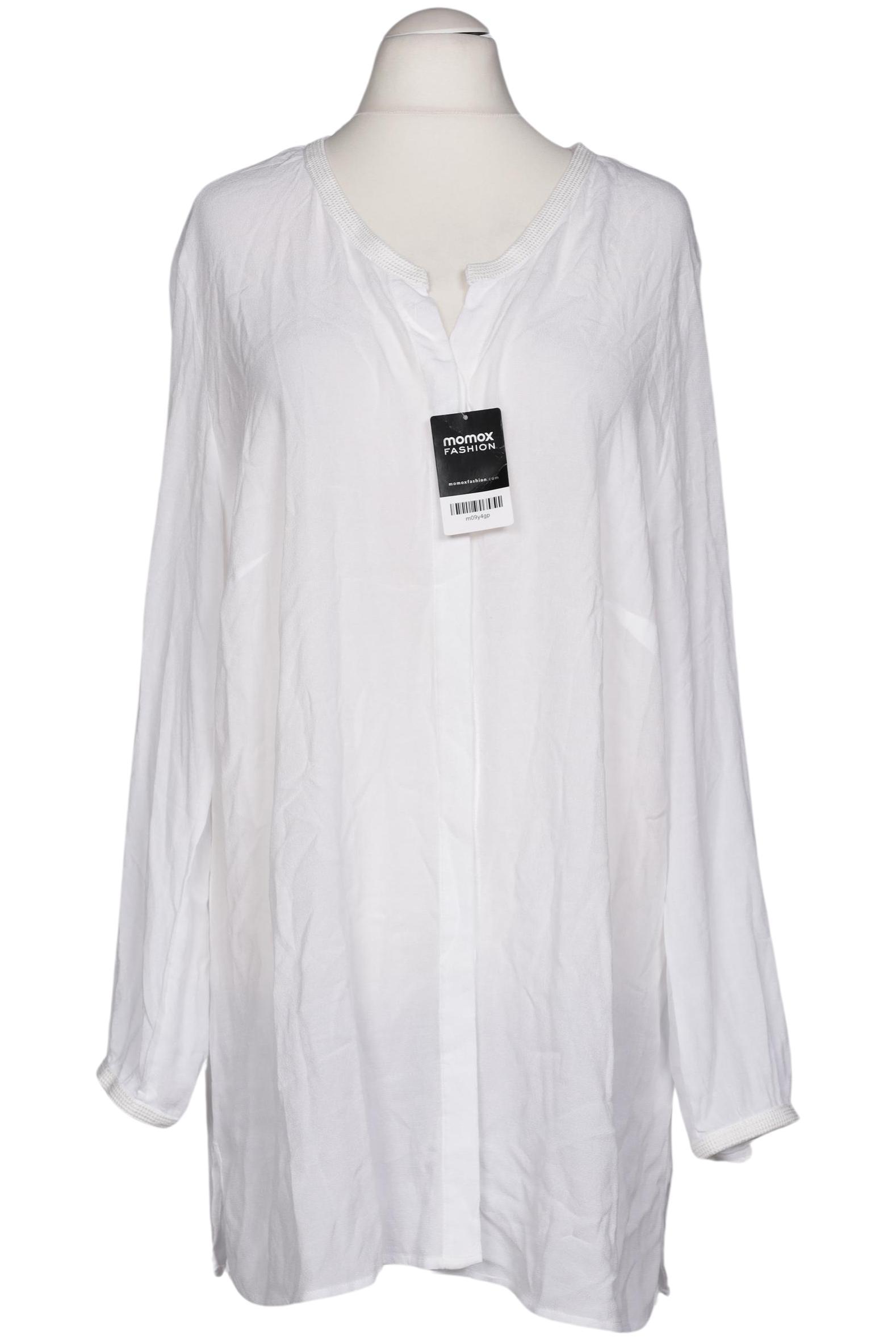 

Selection by Ulla Popken Damen Bluse, weiß, Gr. 54