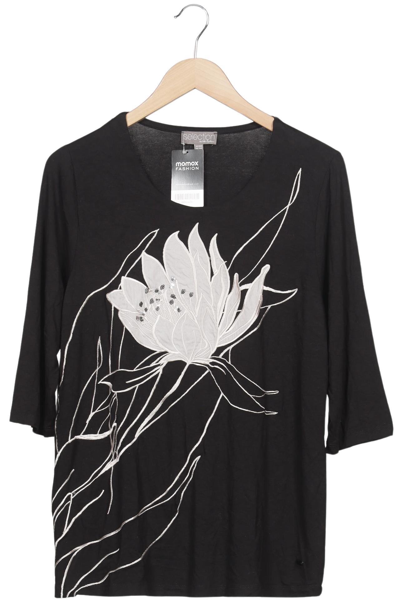 

Selection by Ulla Popken Damen Langarmshirt, schwarz, Gr. 42