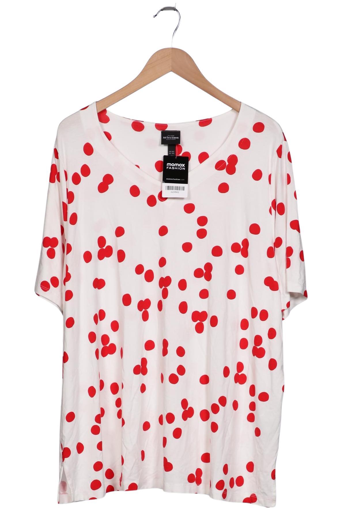 

Selection by Ulla Popken Damen T-Shirt, weiß, Gr. 50