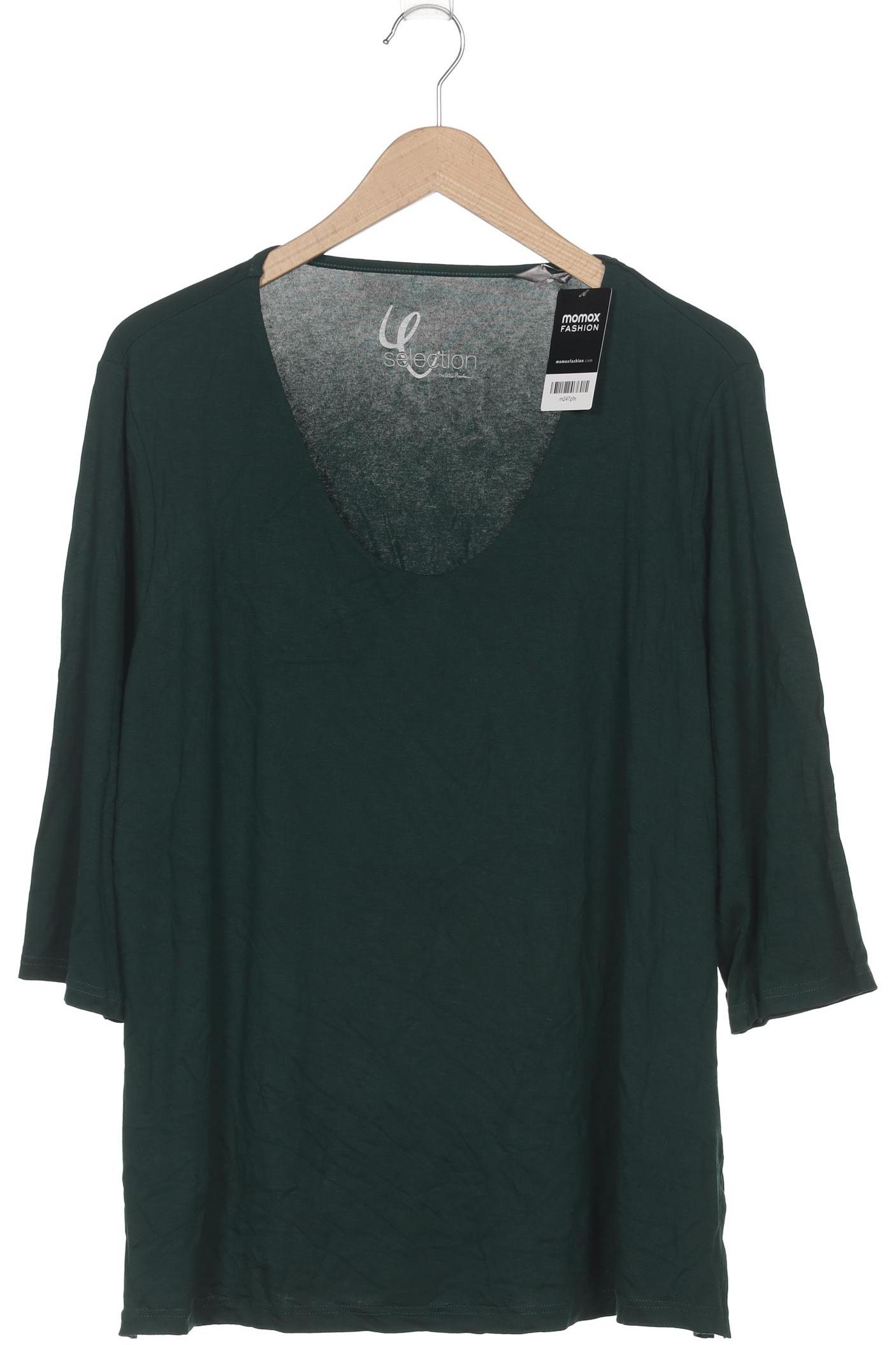 

Selection by Ulla Popken Damen T-Shirt, grün, Gr. 46