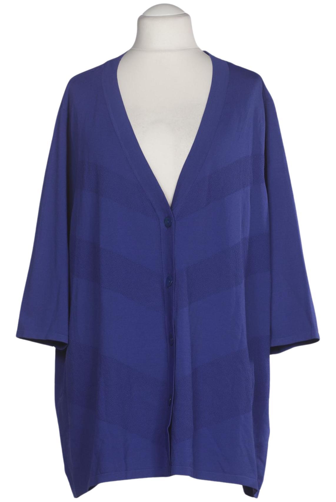 

Selection by Ulla Popken Damen Strickjacke, blau, Gr. 54