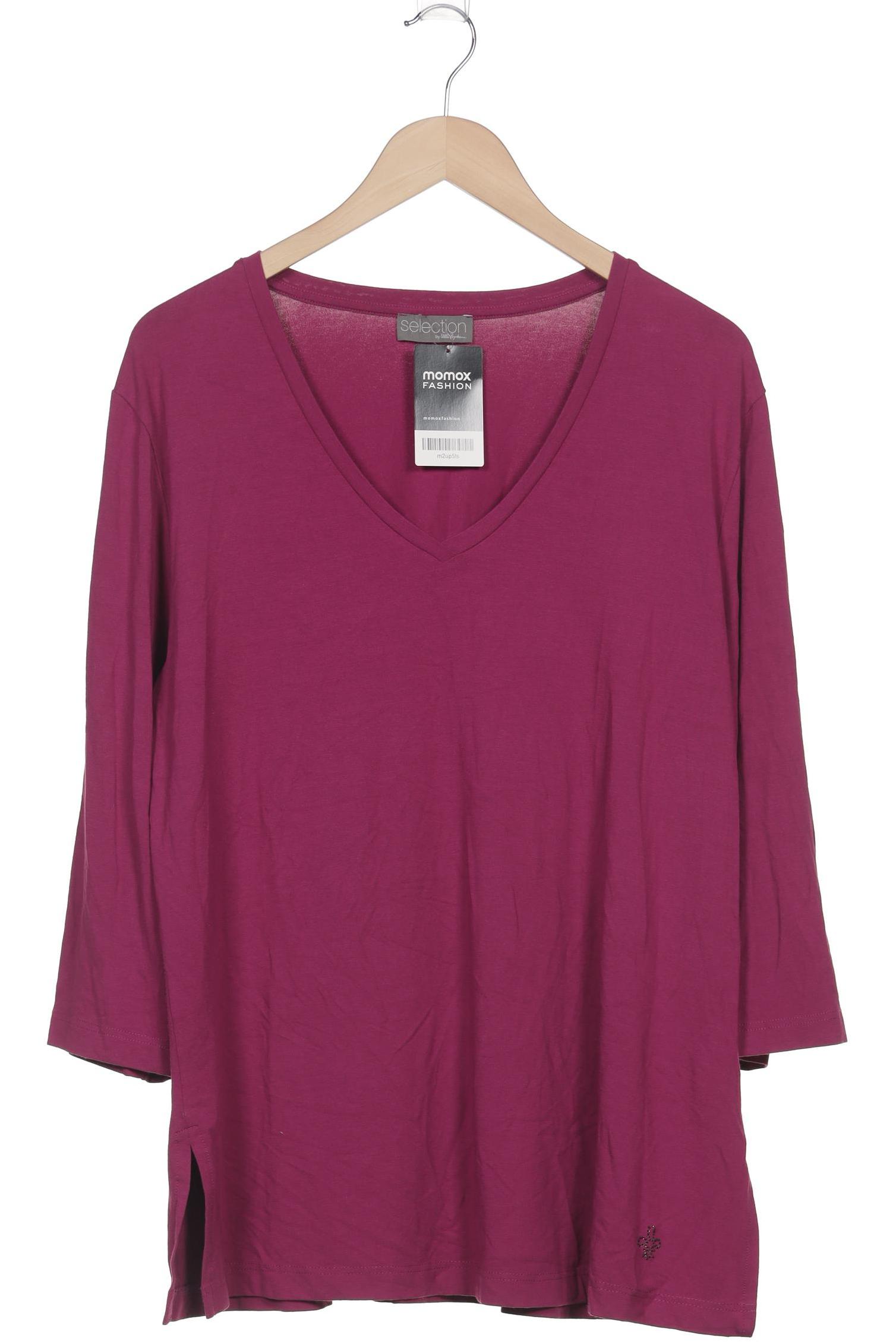 

Selection by Ulla Popken Damen Langarmshirt, flieder, Gr. 46