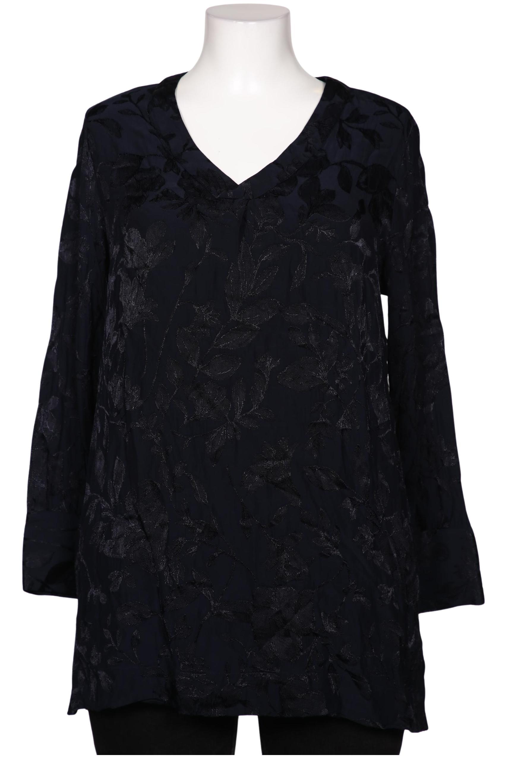 

Selection by Ulla Popken Damen Bluse, marineblau, Gr. 42