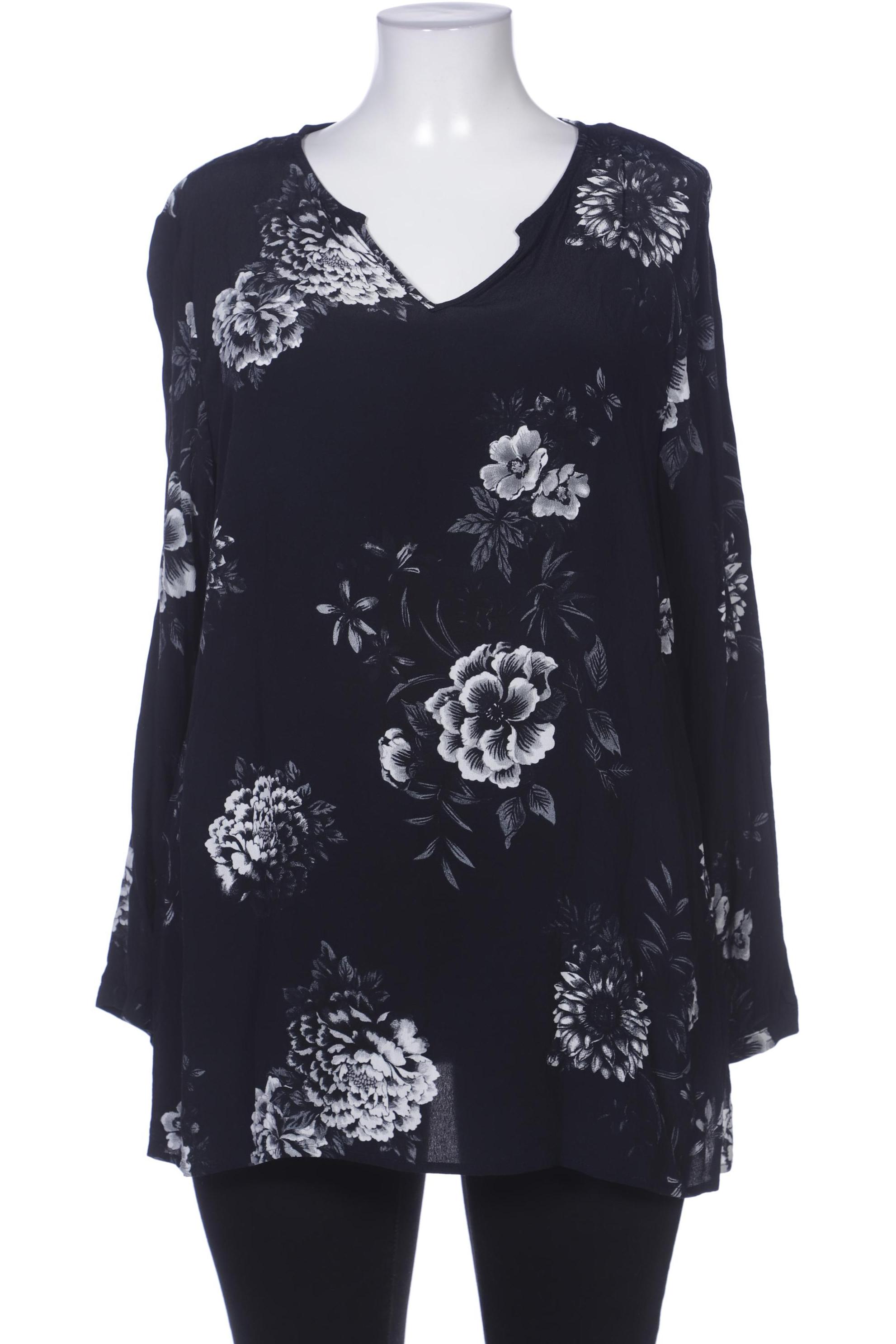 

Selection by Ulla Popken Damen Bluse, marineblau, Gr. 46
