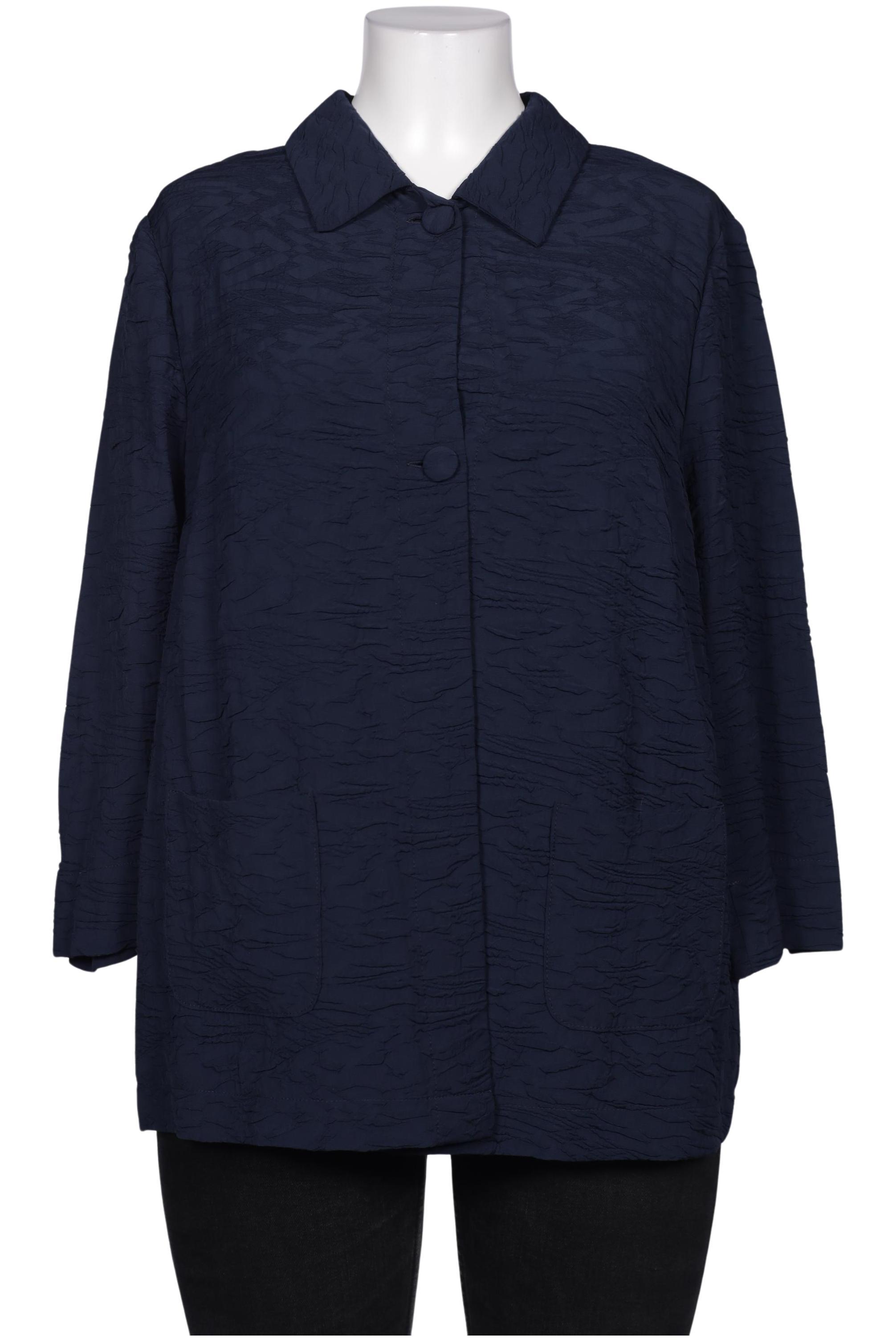 

Selection by Ulla Popken Damen Bluse, marineblau, Gr. 46