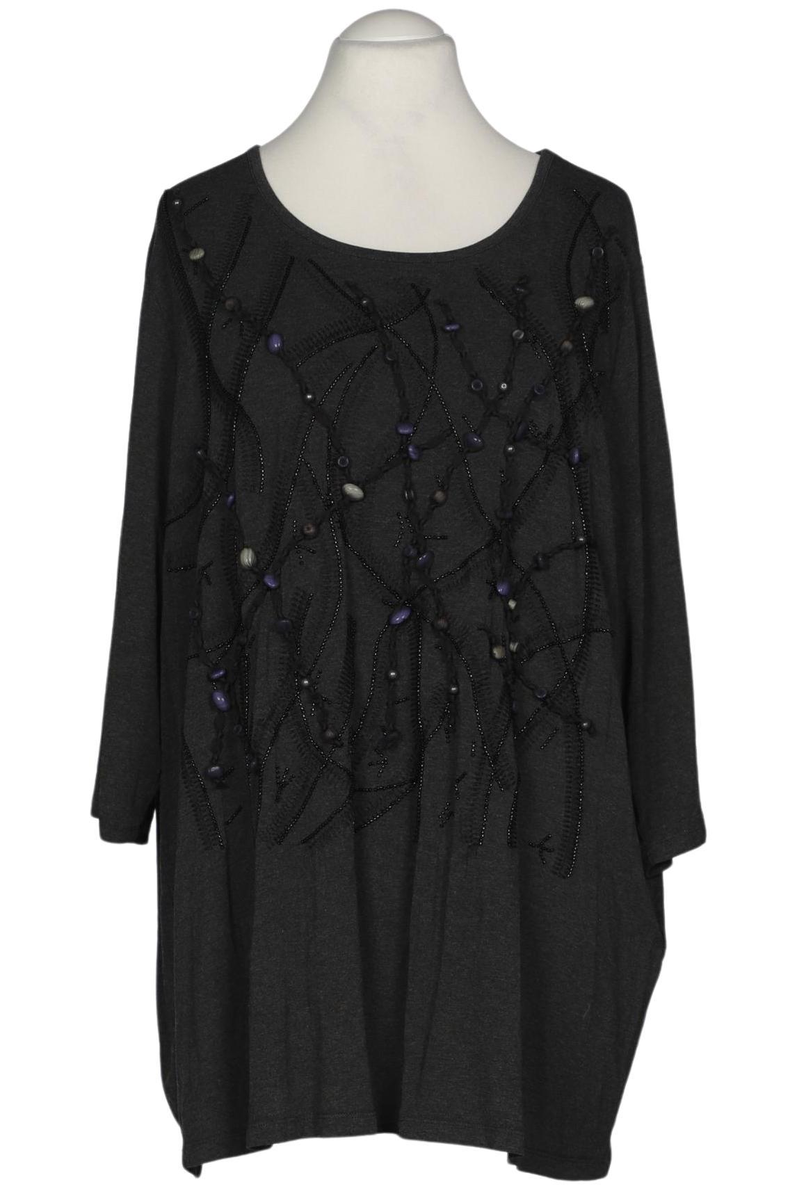 

Selection by Ulla Popken Damen Langarmshirt, grau, Gr. 54