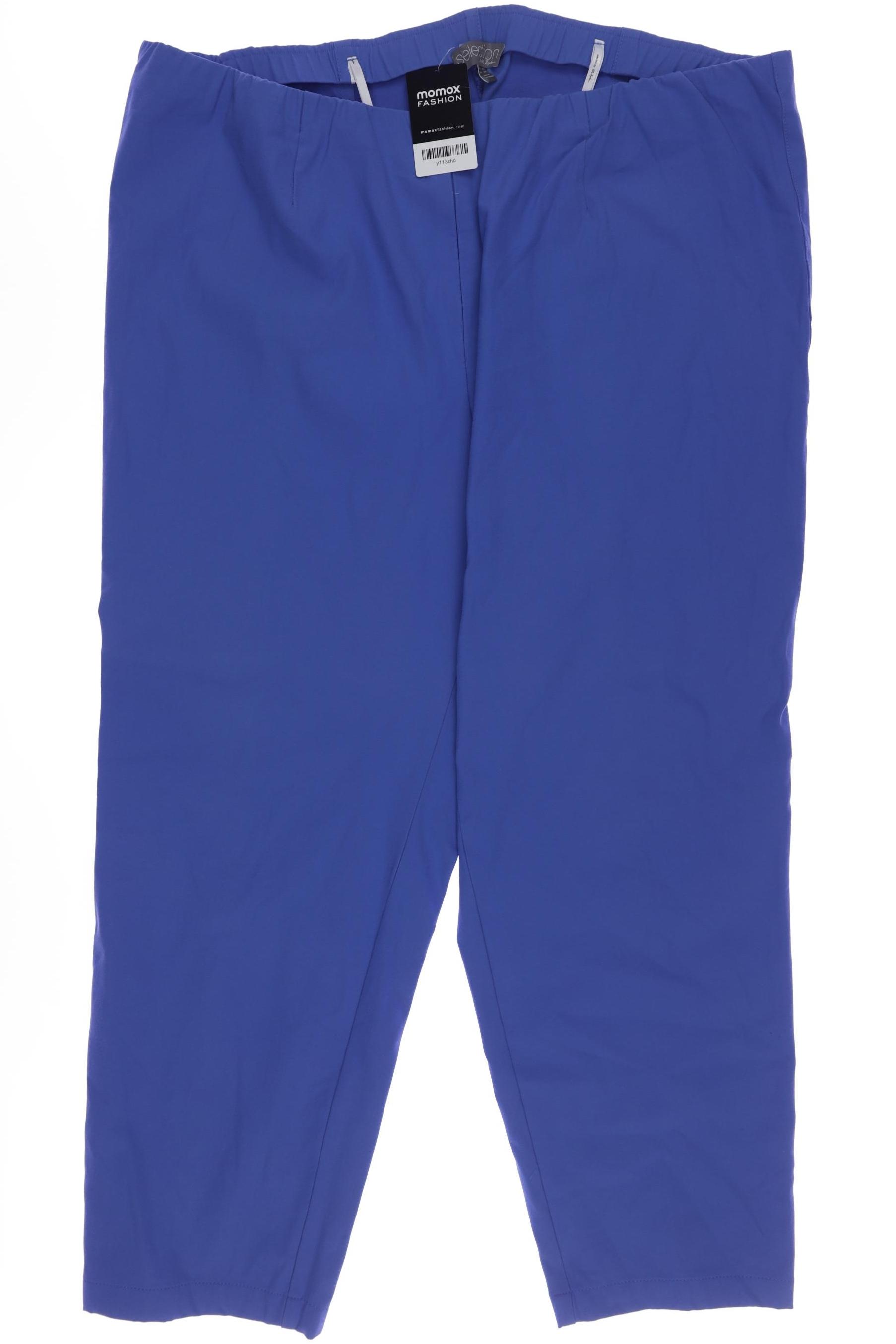 

Selection by Ulla Popken Damen Stoffhose, blau, Gr. 52