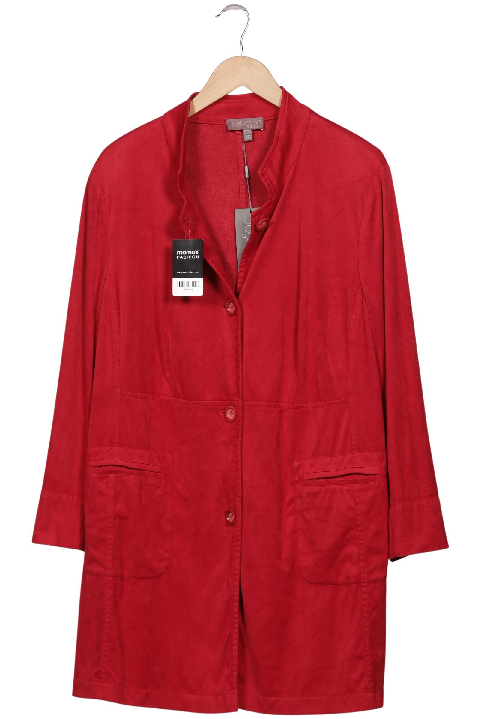 

Selection by Ulla Popken Damen Mantel, rot, Gr. 46