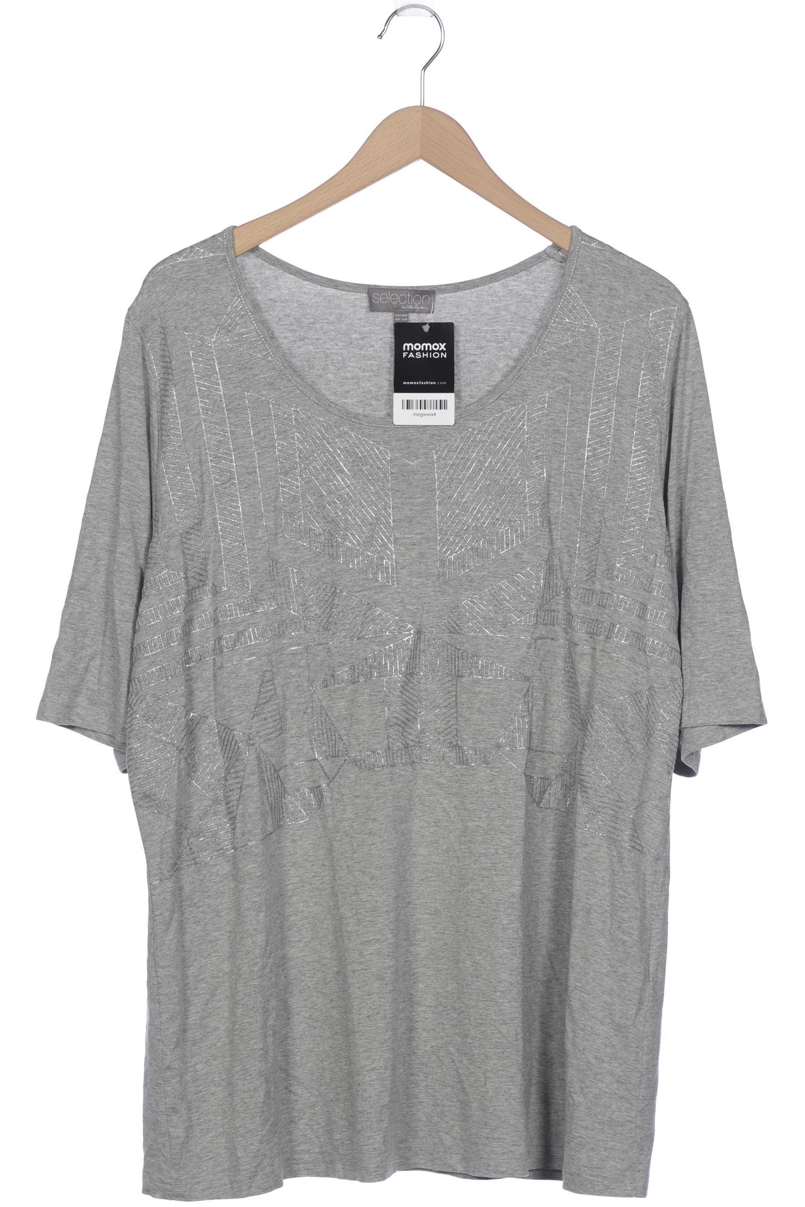 

Selection by Ulla Popken Damen T-Shirt, grau, Gr. 46