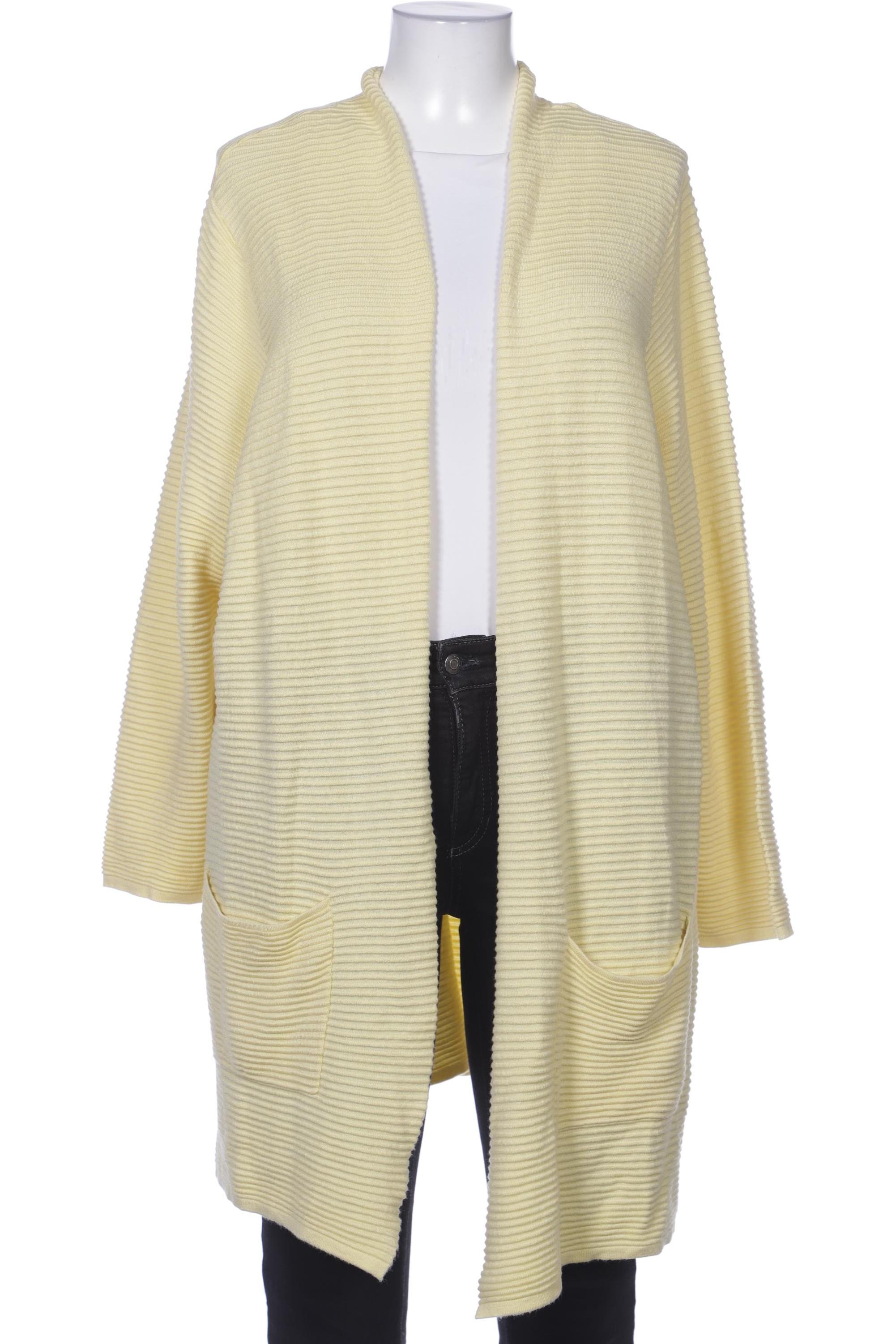

Selection by Ulla Popken Damen Strickjacke, gelb, Gr. 50