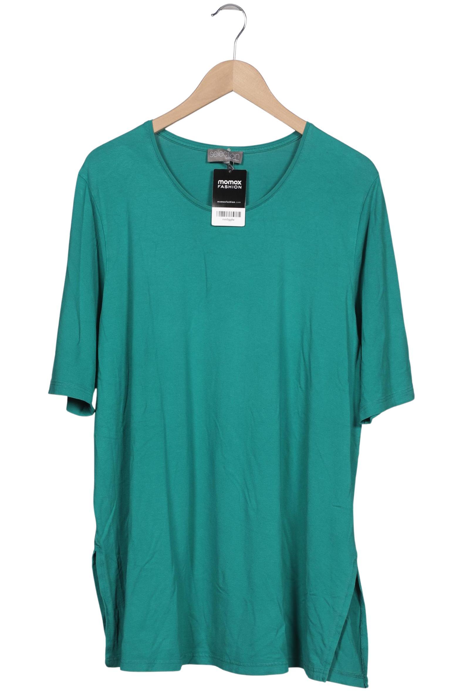 

Selection by Ulla Popken Damen T-Shirt, türkis, Gr. 46