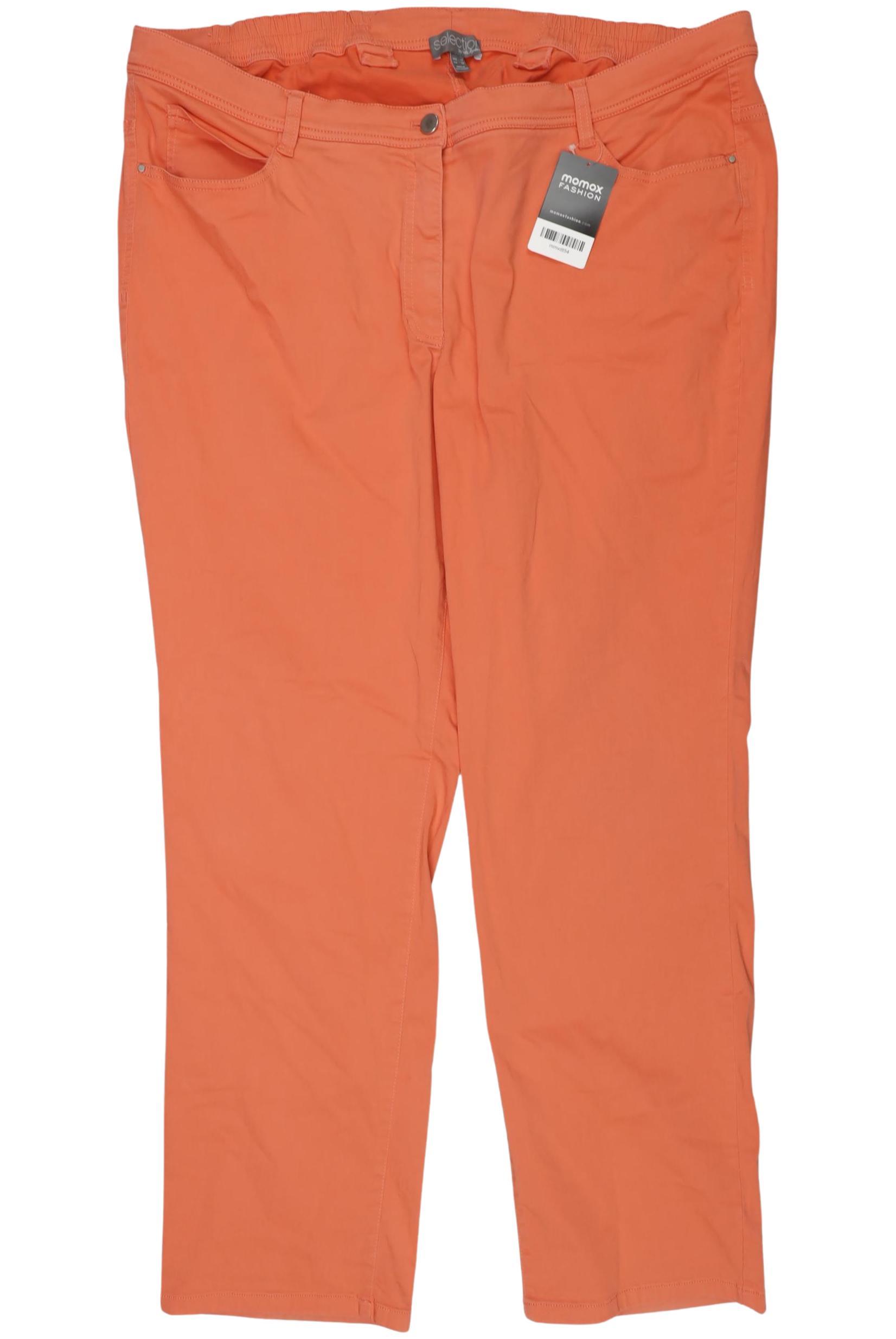 

Selection by Ulla Popken Damen Stoffhose, orange, Gr. 52