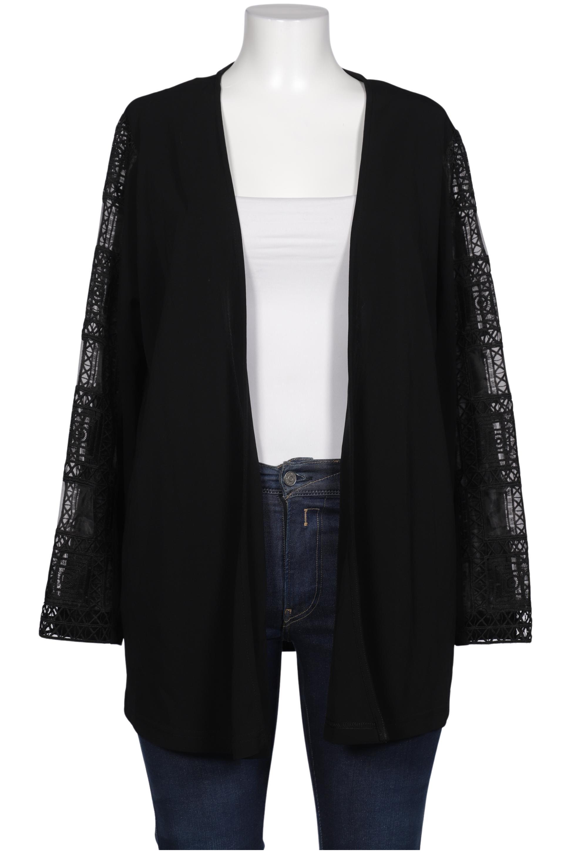 

Selection by Ulla Popken Damen Strickjacke, schwarz, Gr. 46