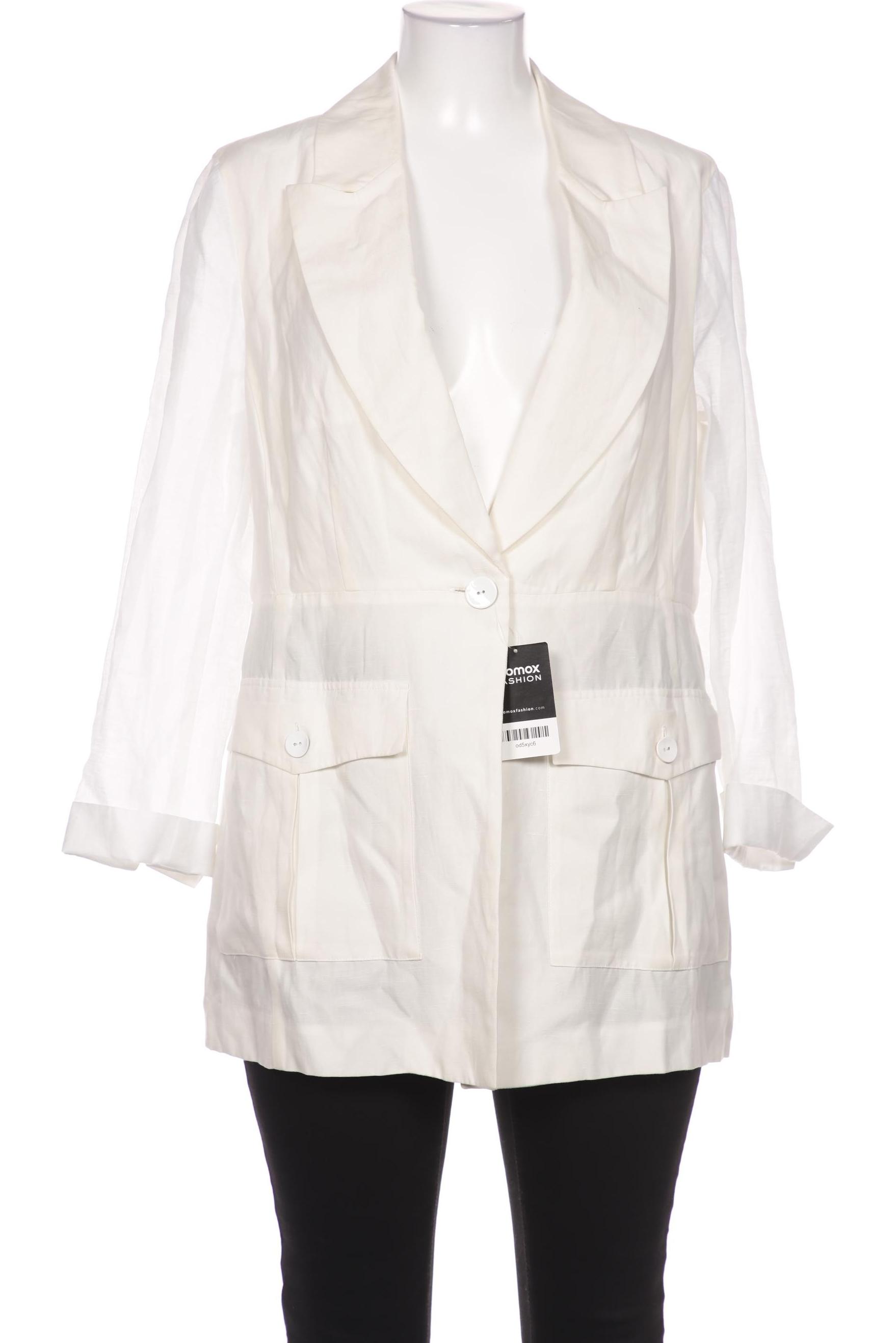 

Selection by Ulla Popken Damen Blazer, weiß, Gr. 42
