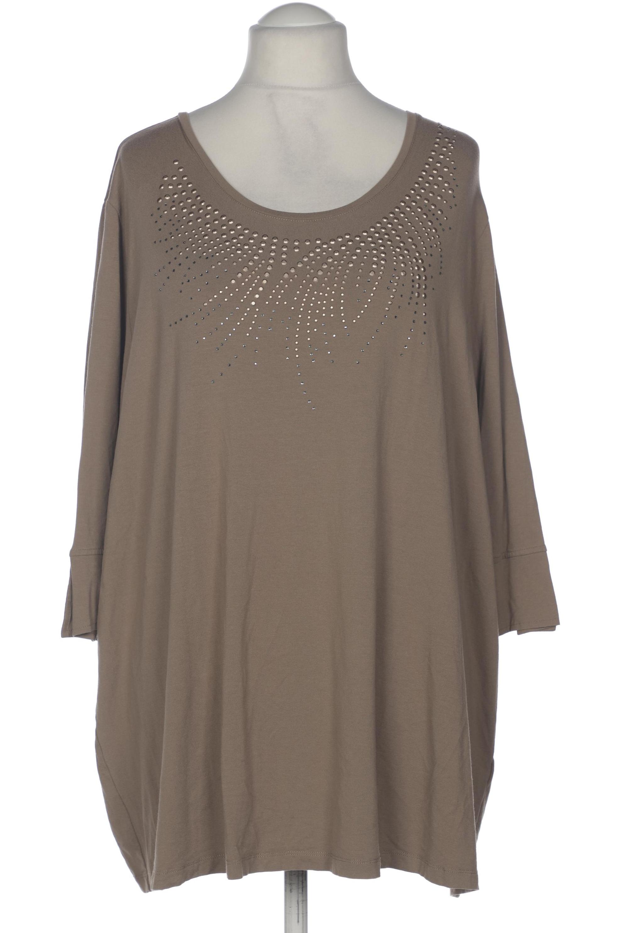 

Selection by Ulla Popken Damen Langarmshirt, braun, Gr. 54