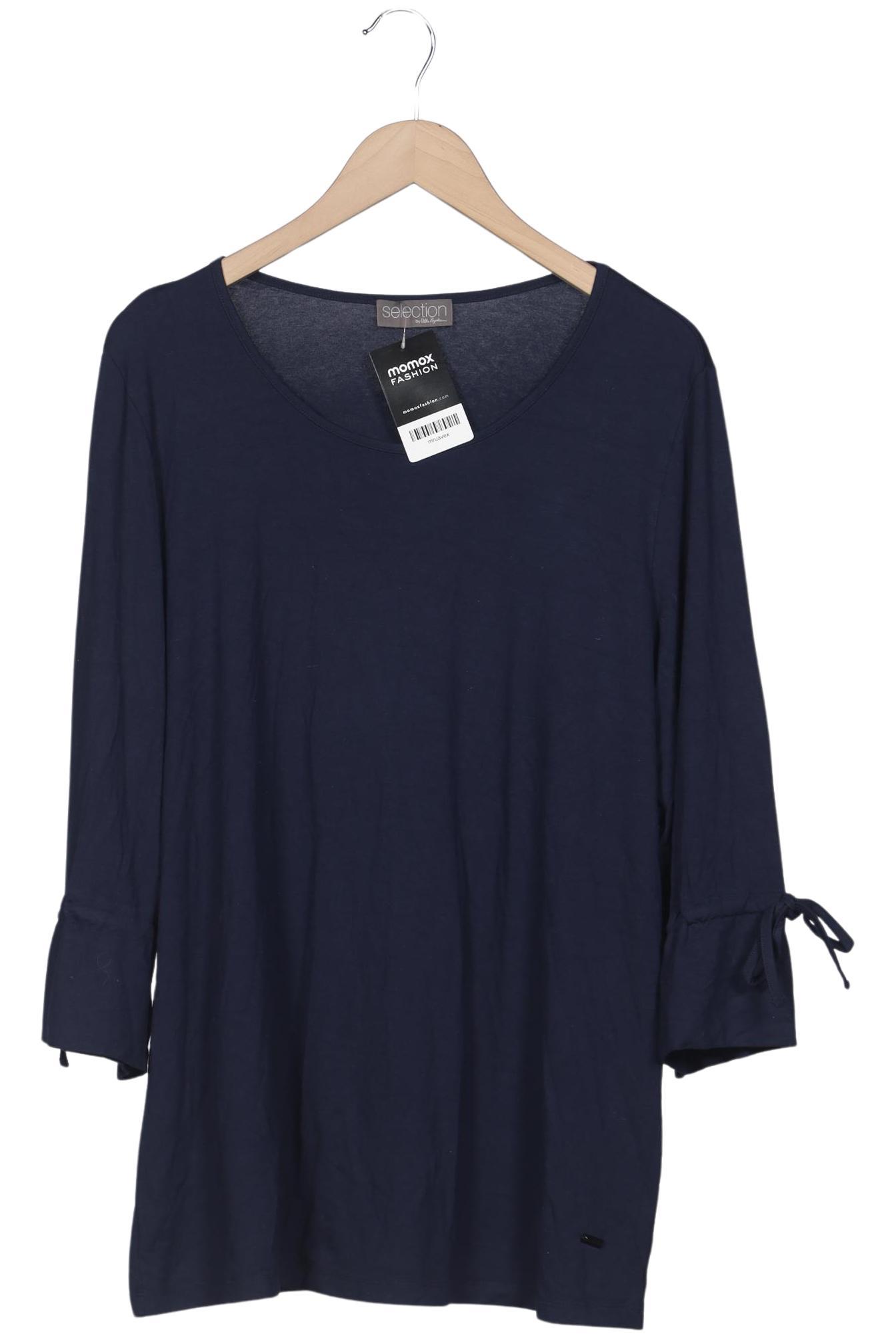 

Selection by Ulla Popken Damen Langarmshirt, marineblau, Gr. 46