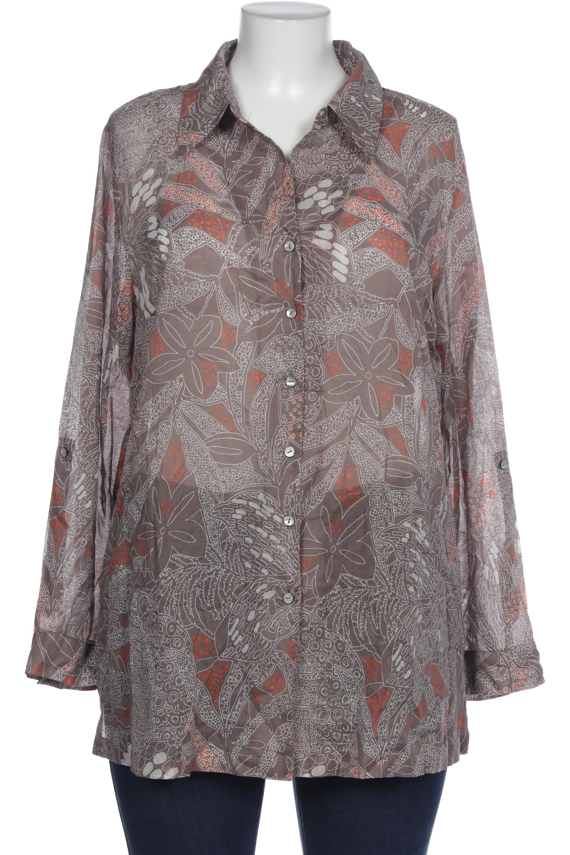 

Selection by Ulla Popken Damen Bluse, braun, Gr. 46
