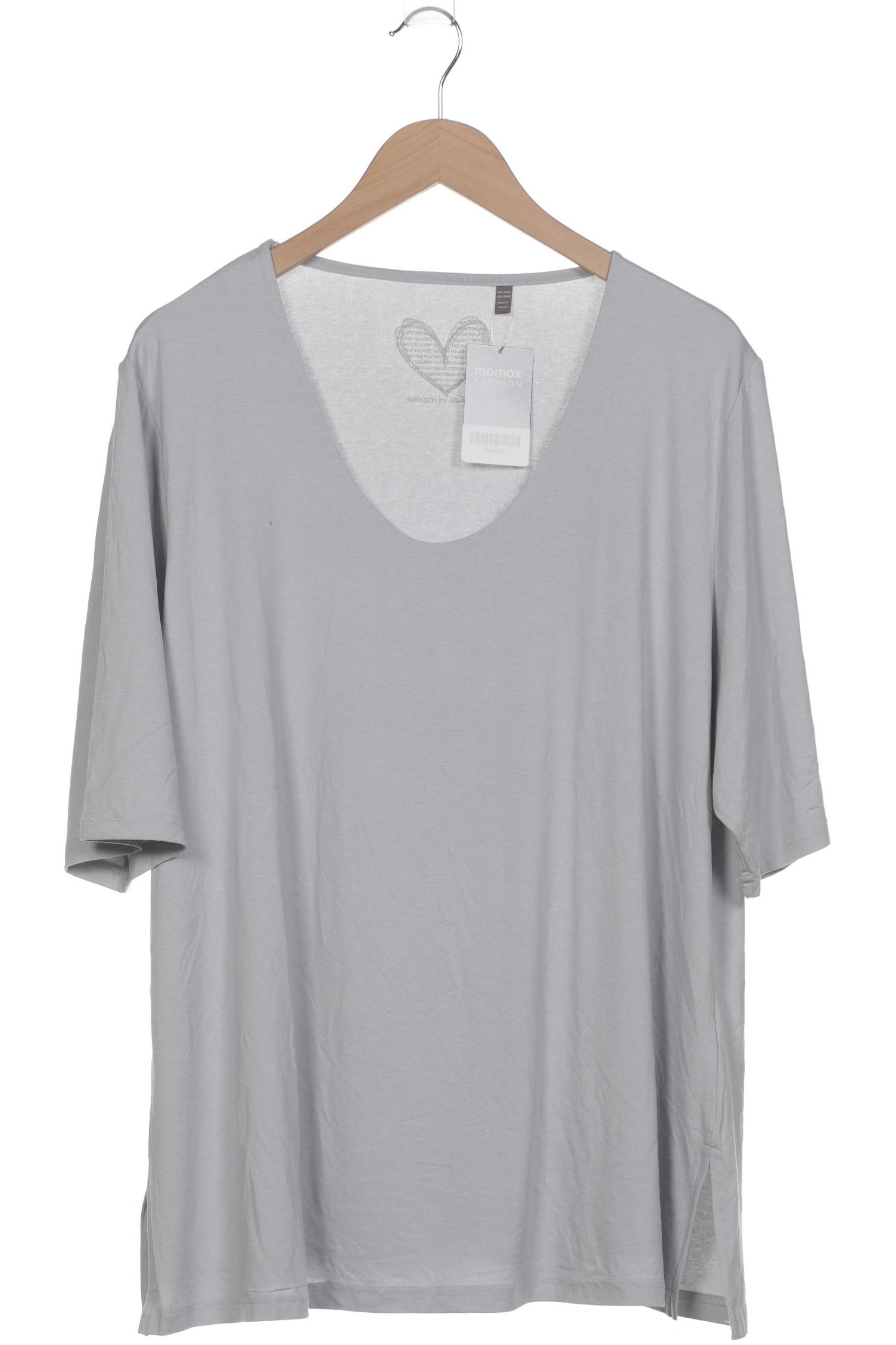 

Selection by Ulla Popken Damen T-Shirt, grau, Gr. 50