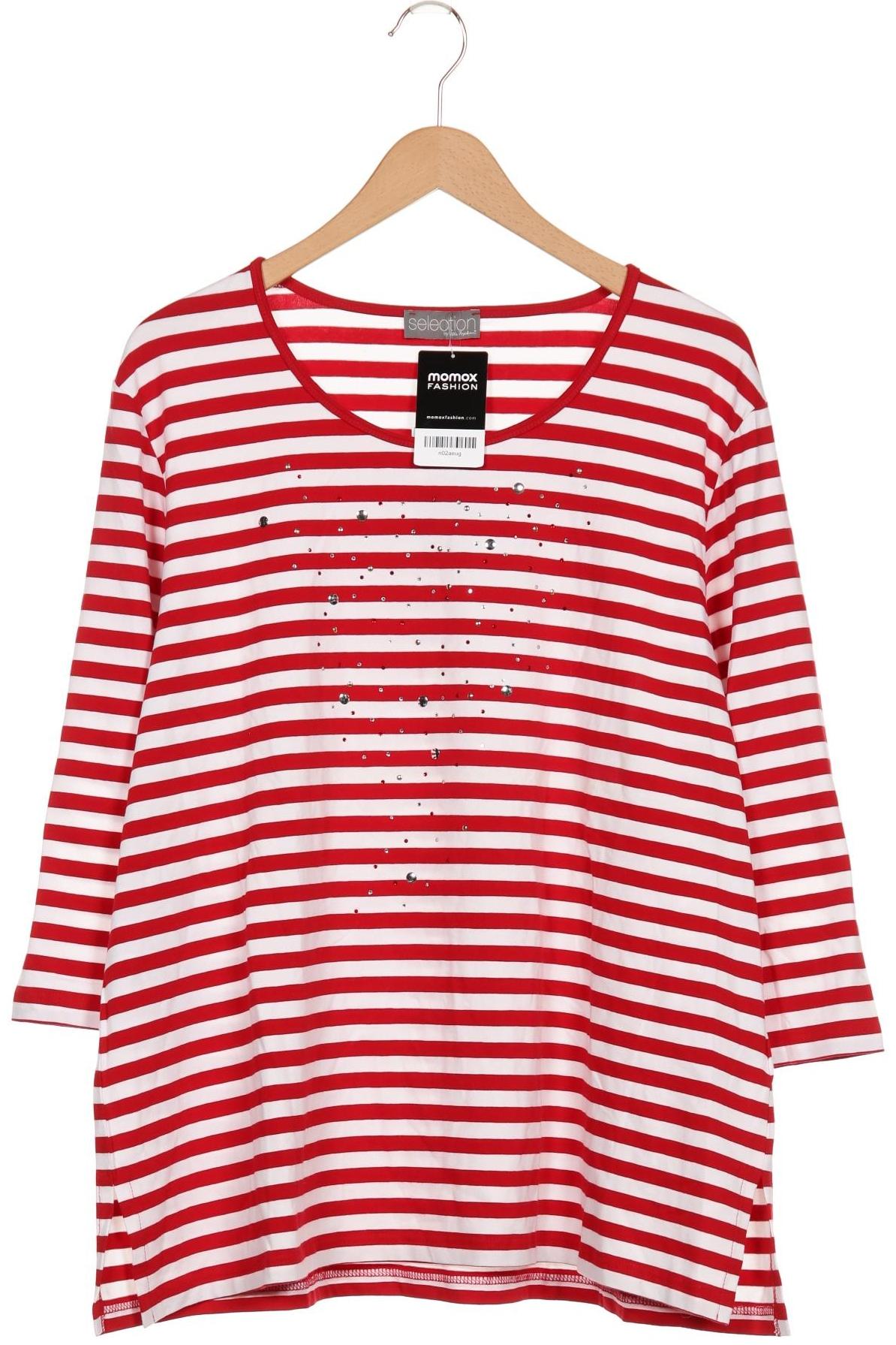 

Selection by Ulla Popken Damen Langarmshirt, rot, Gr. 50