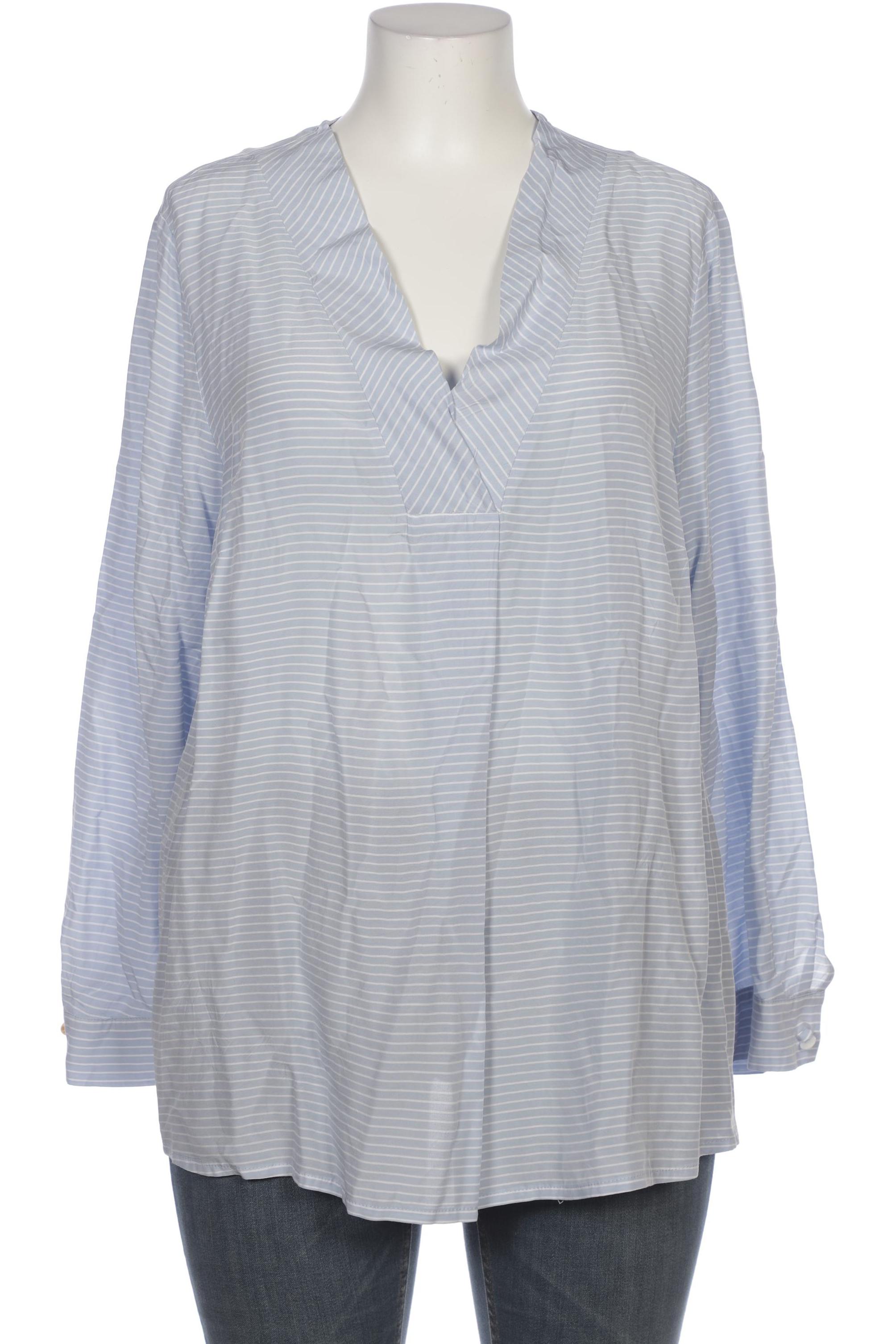 

Selection by Ulla Popken Damen Bluse, blau, Gr. 46