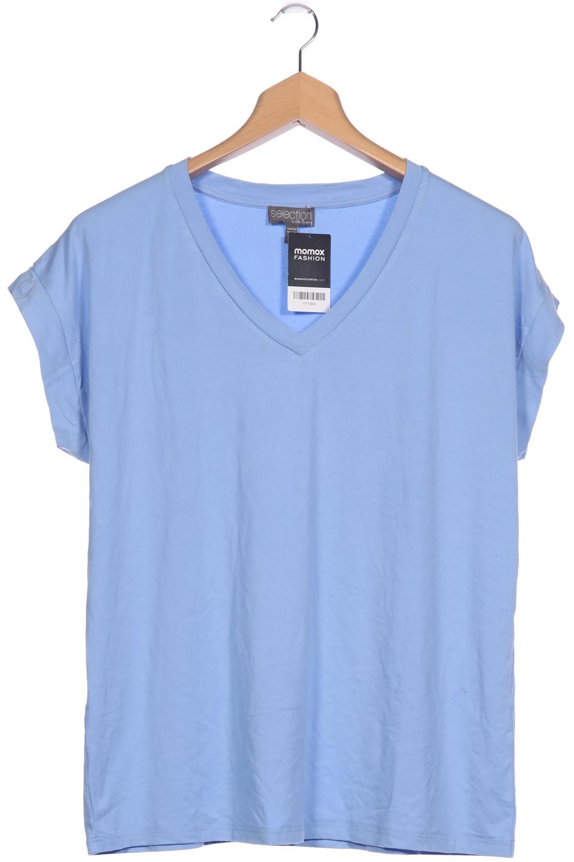 

Selection by Ulla Popken Damen T-Shirt, blau, Gr. 42