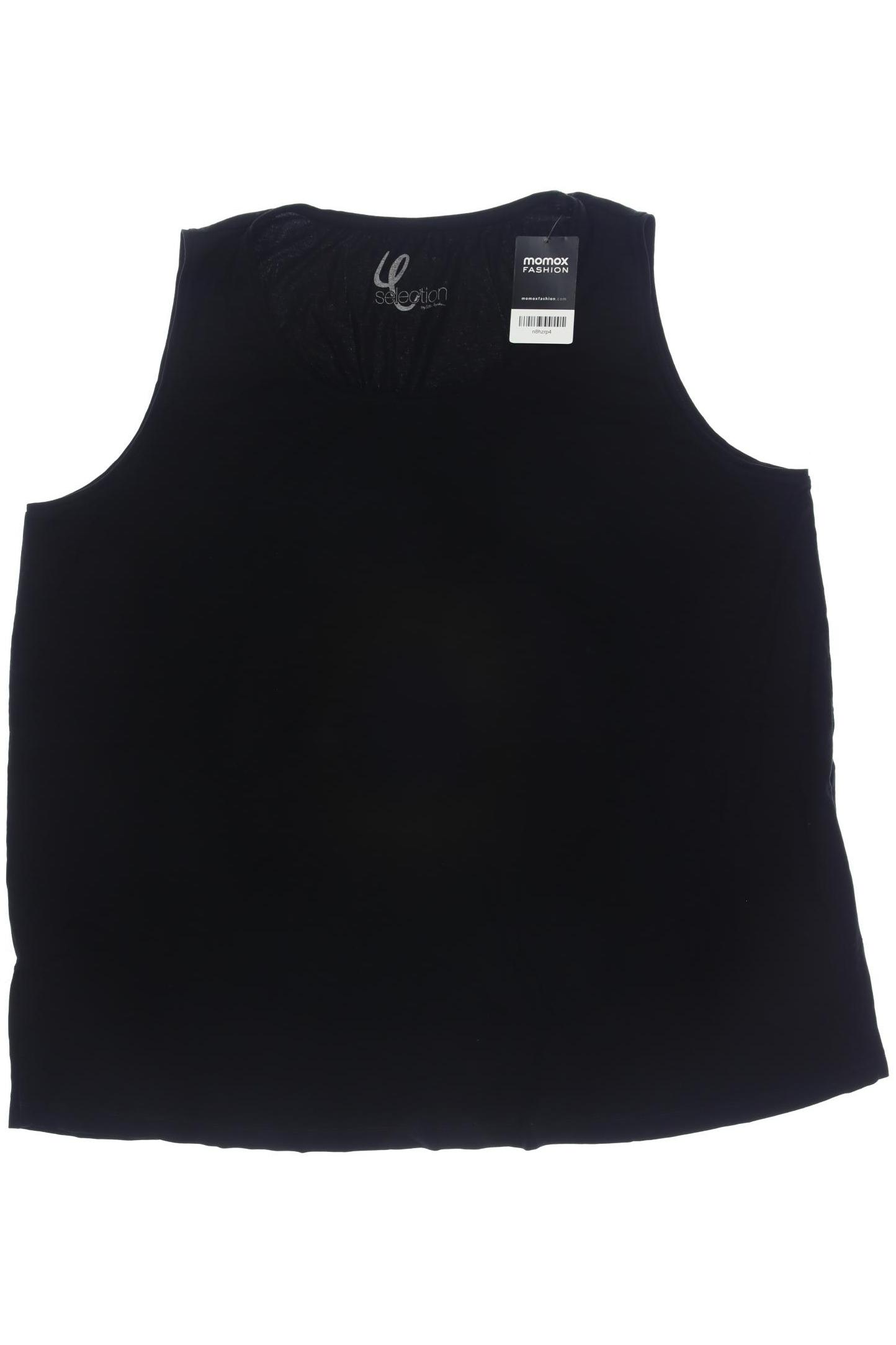 

Selection by Ulla Popken Damen Top, schwarz, Gr. 50