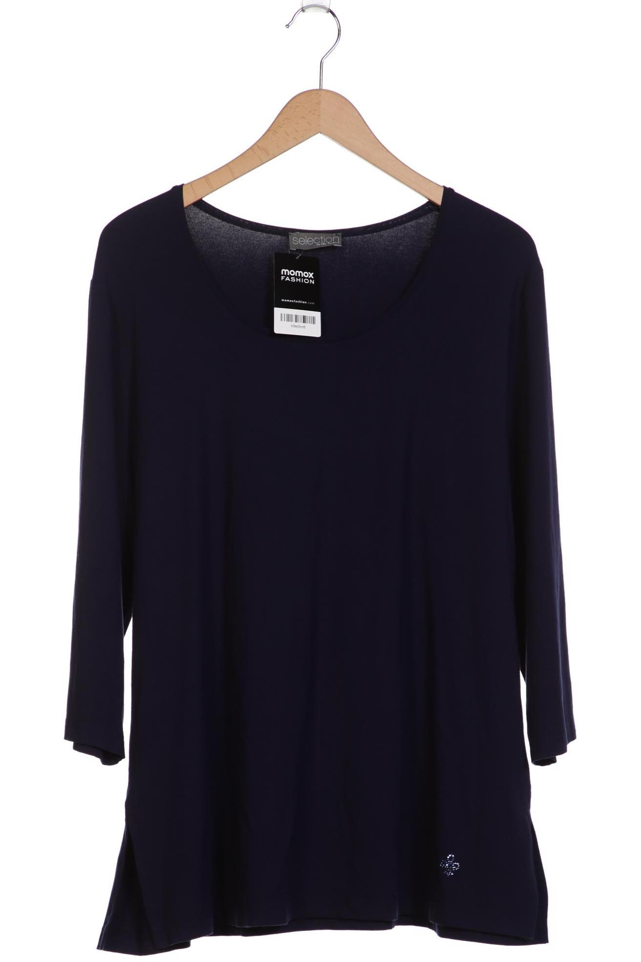 

Selection by Ulla Popken Damen Langarmshirt, marineblau, Gr. 50