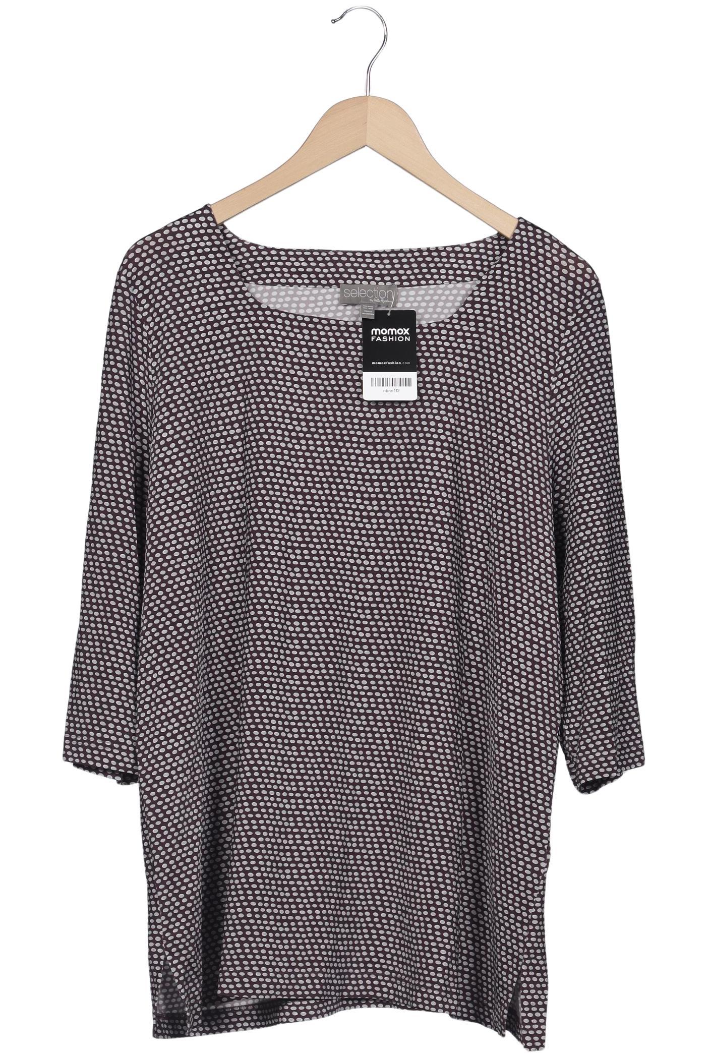 

Selection by Ulla Popken Damen Langarmshirt, bordeaux, Gr. 46