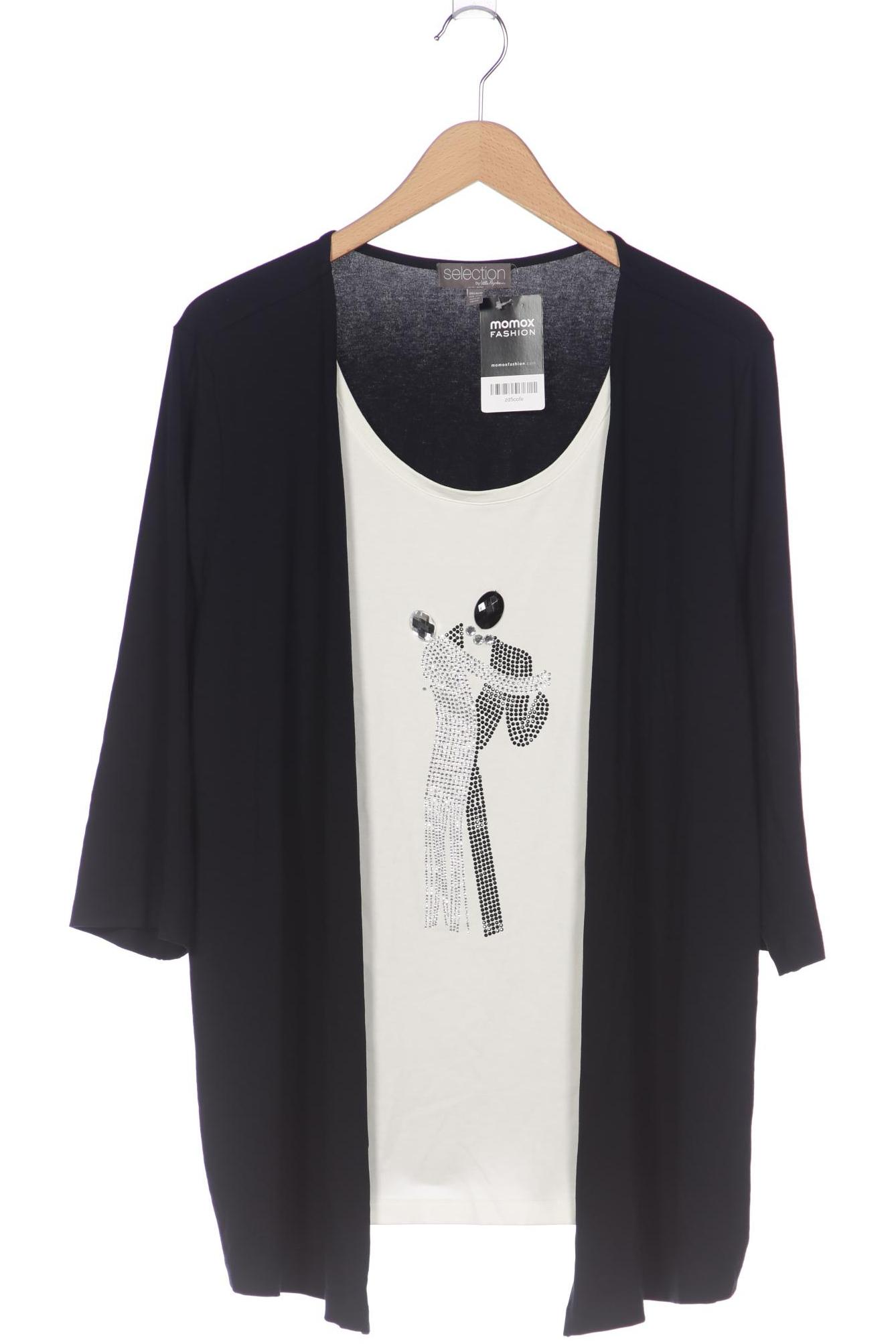 

Selection by Ulla Popken Damen Langarmshirt, schwarz, Gr. 46