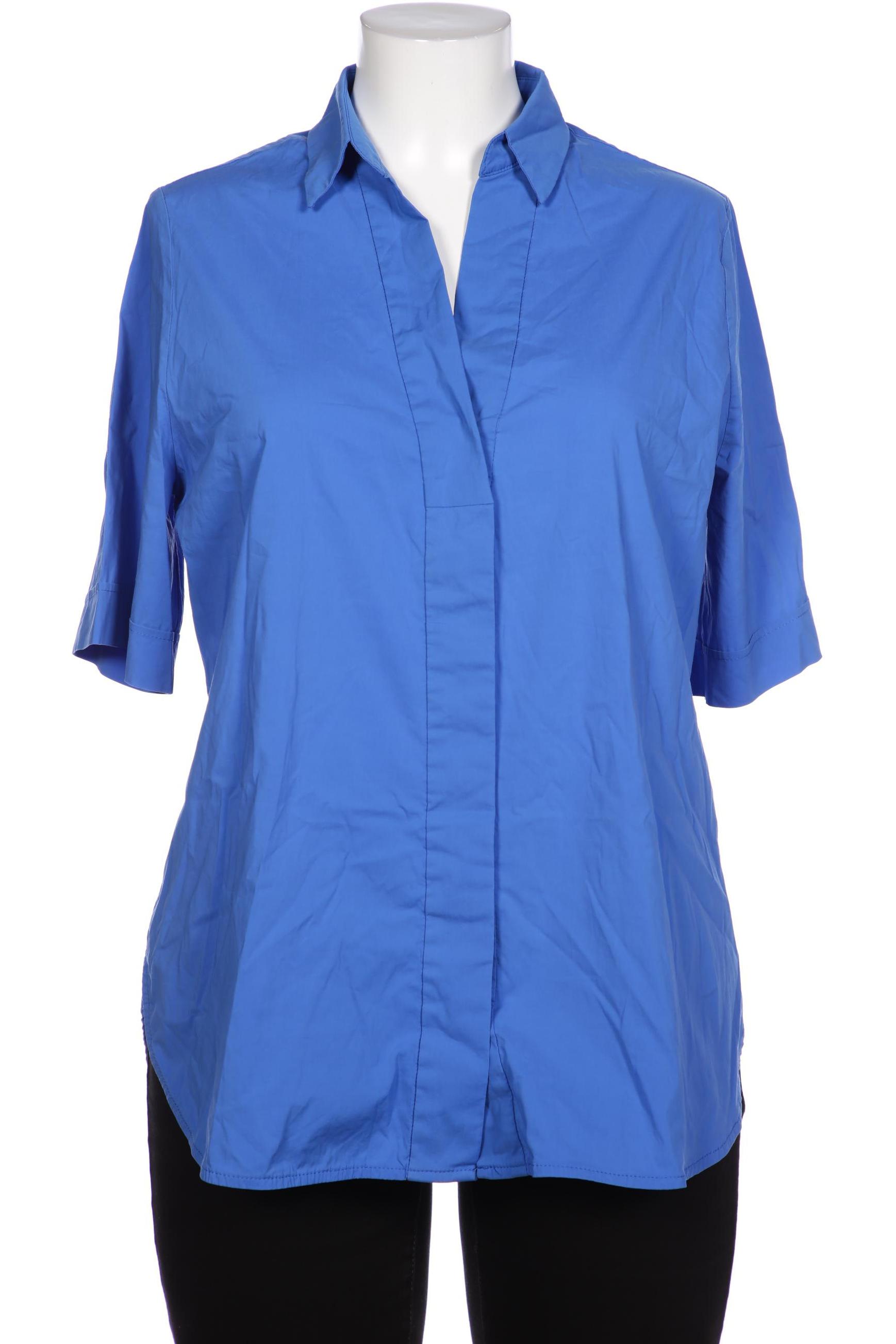 

Selection by Ulla Popken Damen Bluse, blau, Gr. 42
