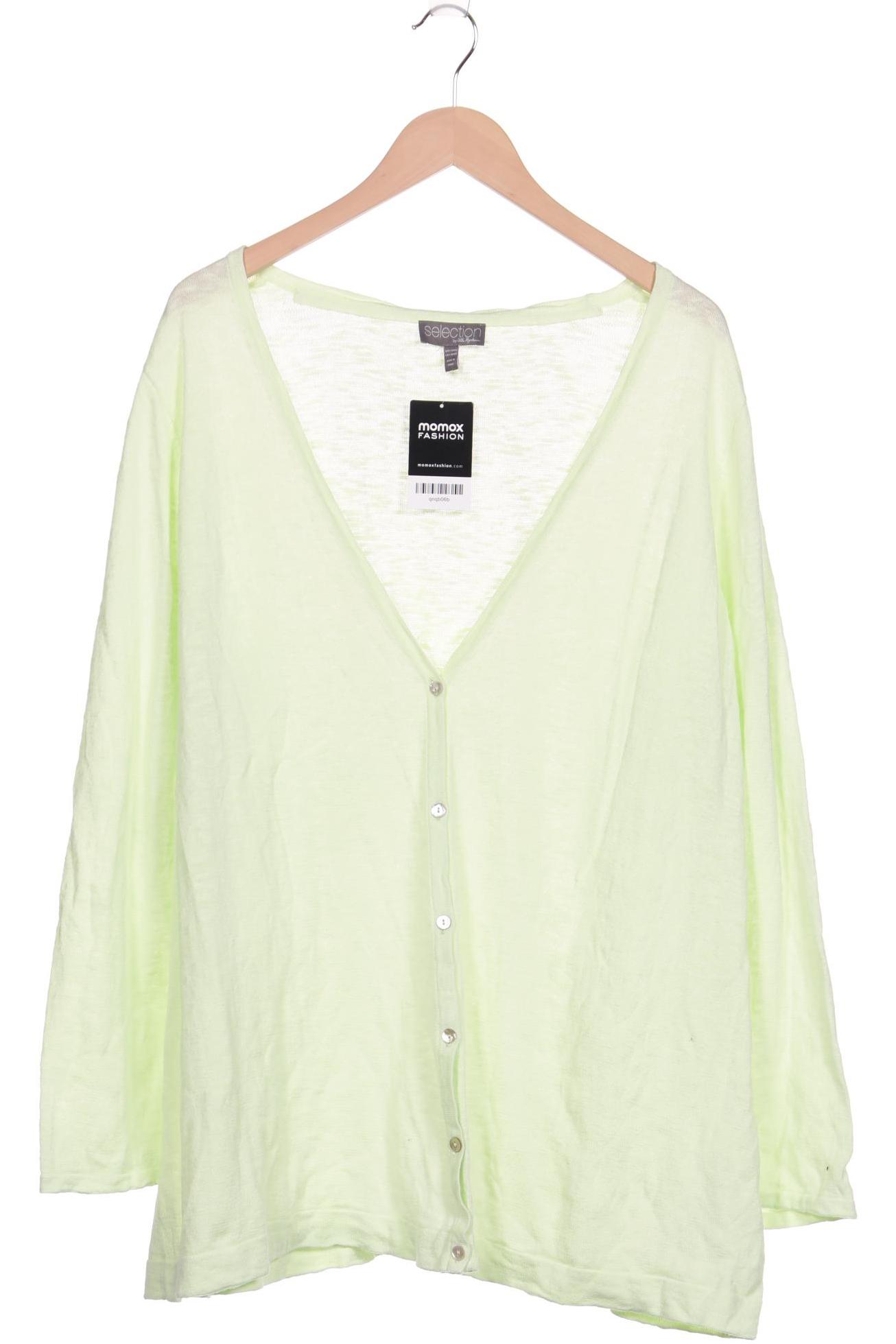 

Selection by Ulla Popken Damen Strickjacke, hellgrün, Gr. 50