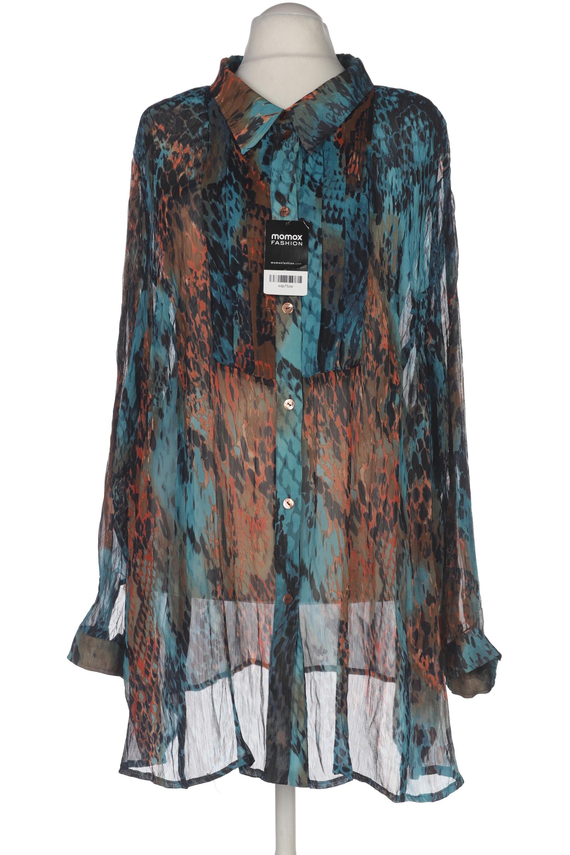 

Selection by Ulla Popken Damen Bluse, blau, Gr. 58