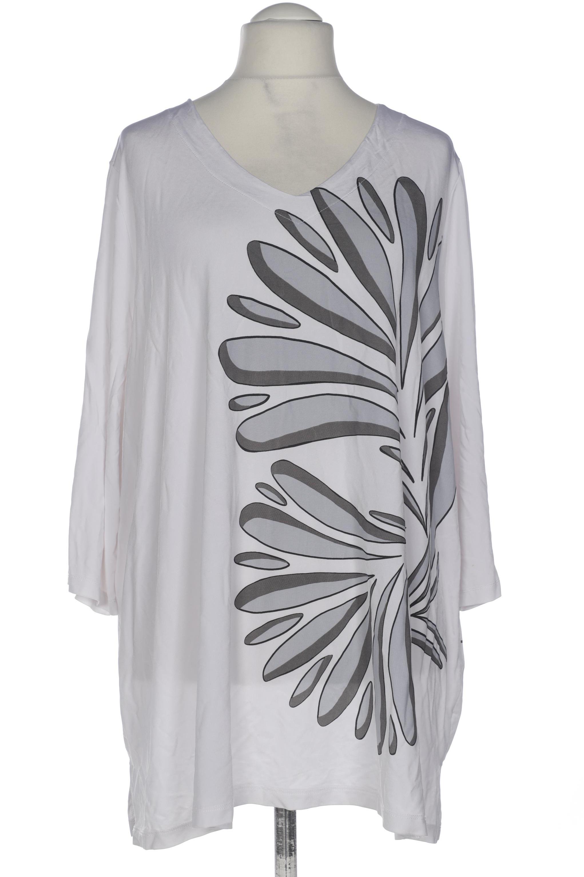 

Selection by Ulla Popken Damen Langarmshirt, weiß, Gr. 54
