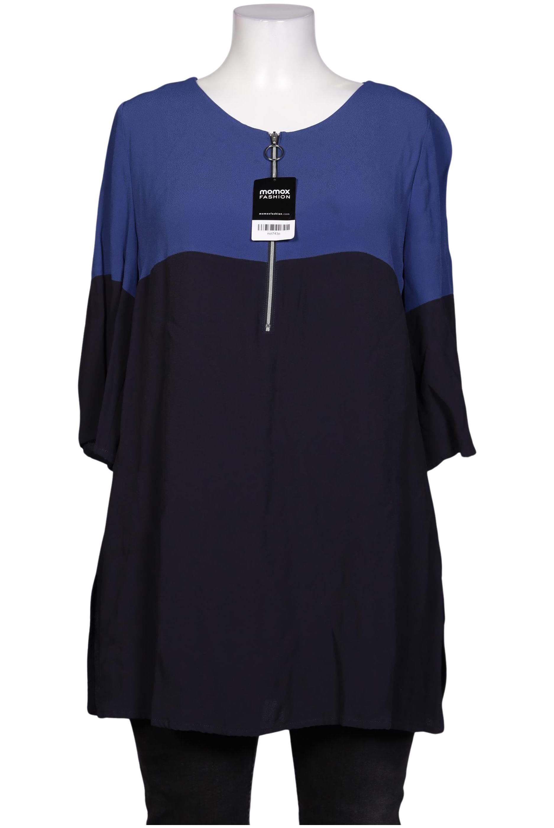 

Selection by Ulla Popken Damen Bluse, marineblau, Gr. 42