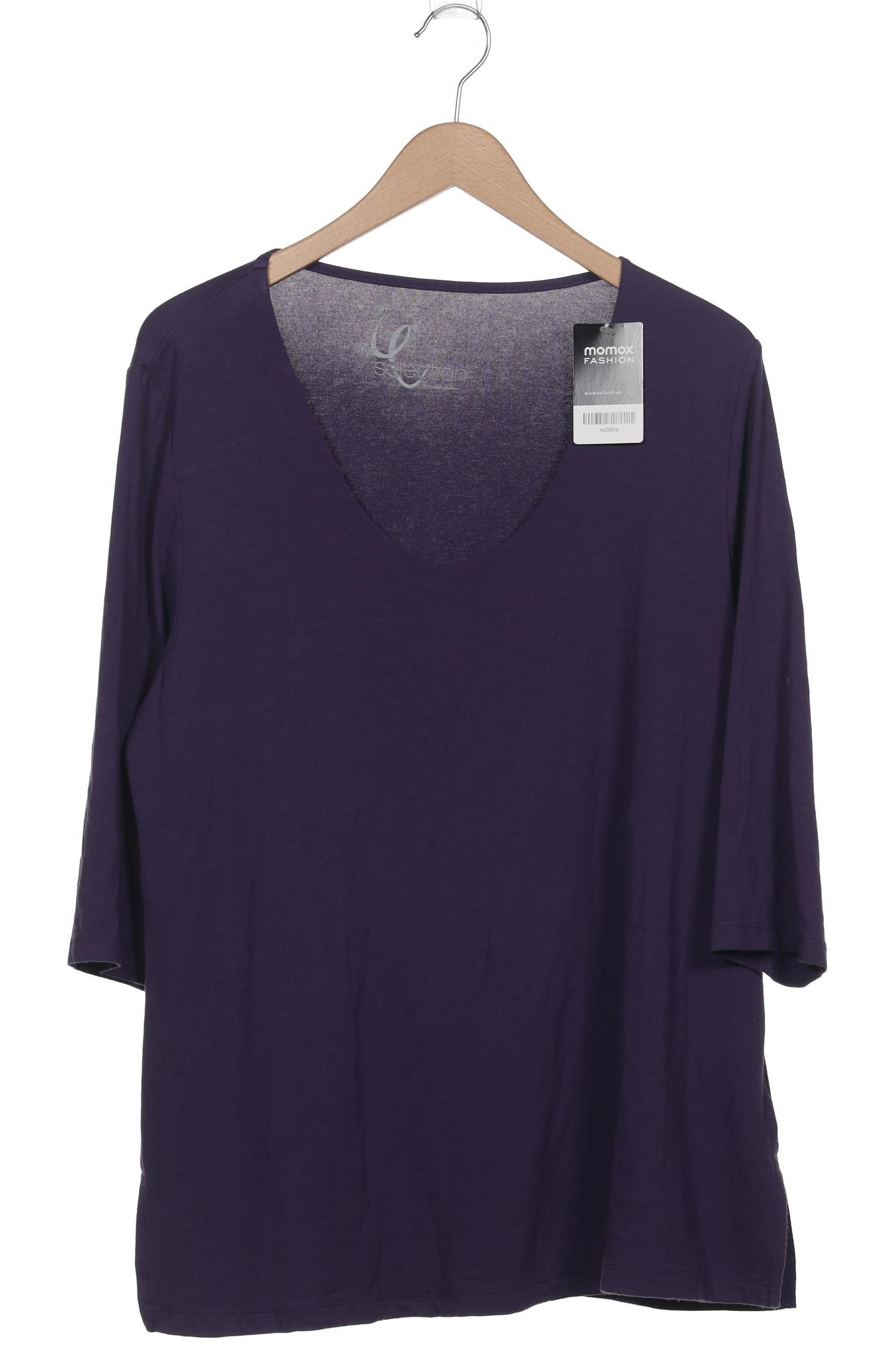 

Selection by Ulla Popken Damen T-Shirt, flieder, Gr. 46