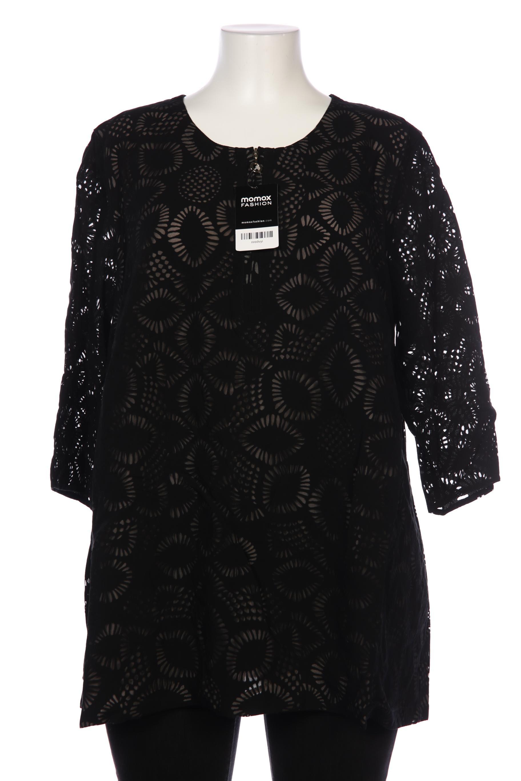 

Selection by Ulla Popken Damen Bluse, schwarz, Gr. 46