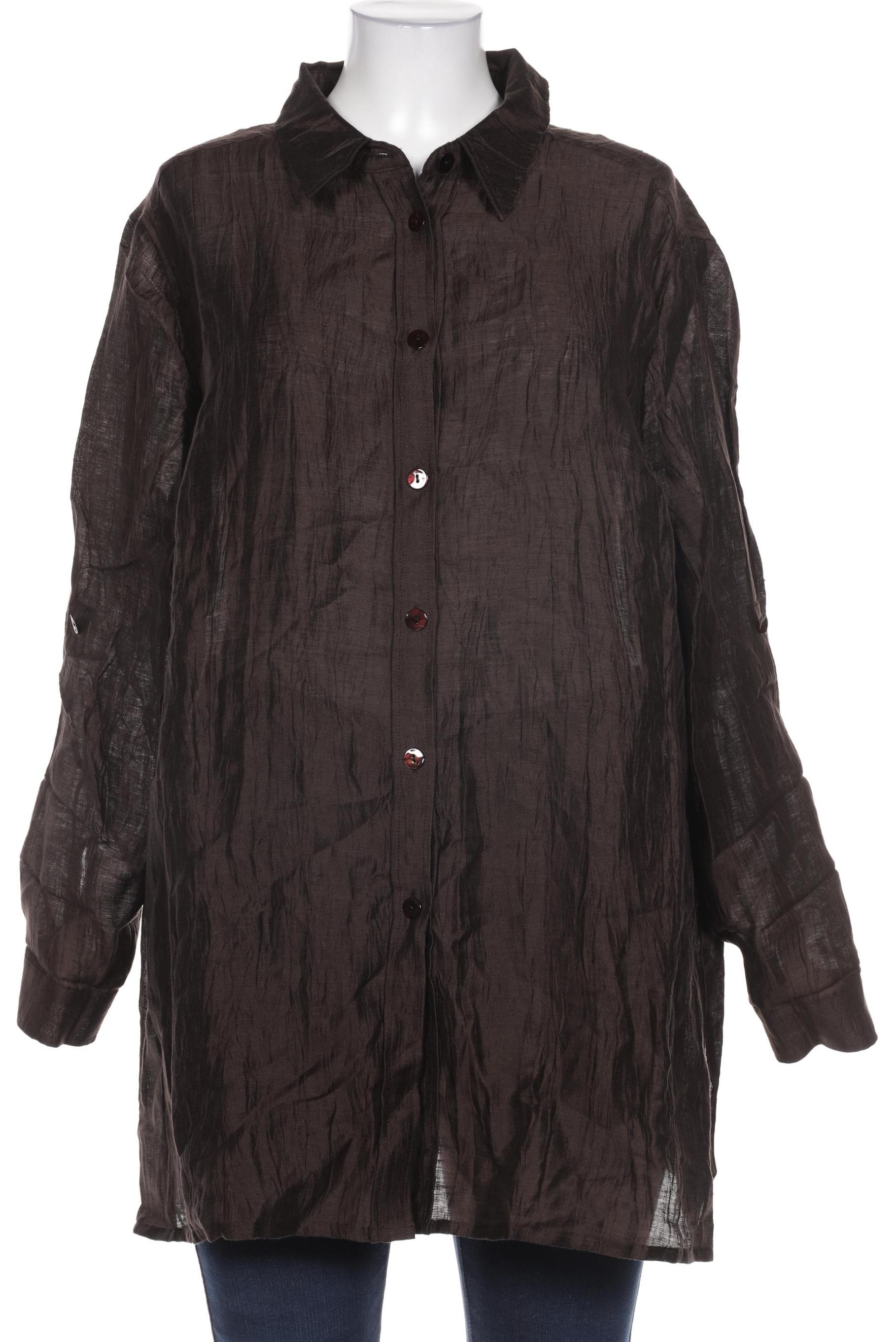 

Selection by Ulla Popken Damen Bluse, braun, Gr. 50