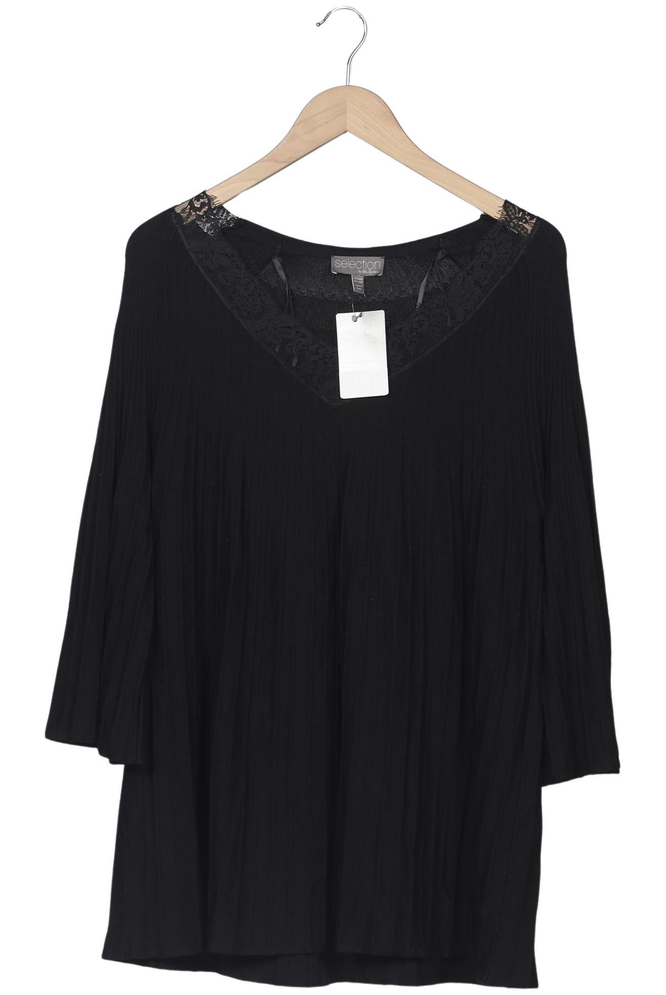 

Selection by Ulla Popken Damen Pullover, schwarz, Gr. 46
