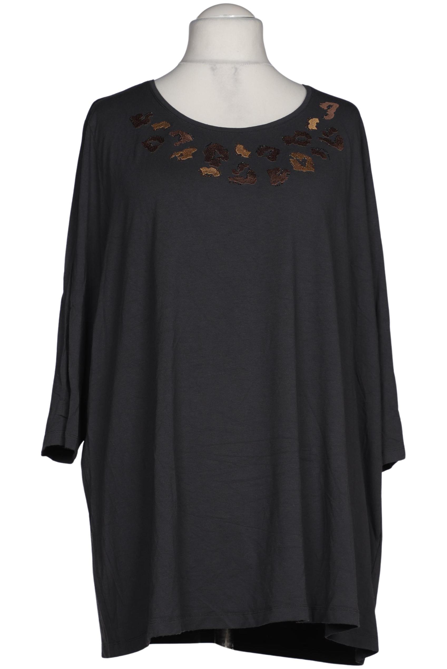 

Selection by Ulla Popken Damen Langarmshirt, grau, Gr. 54