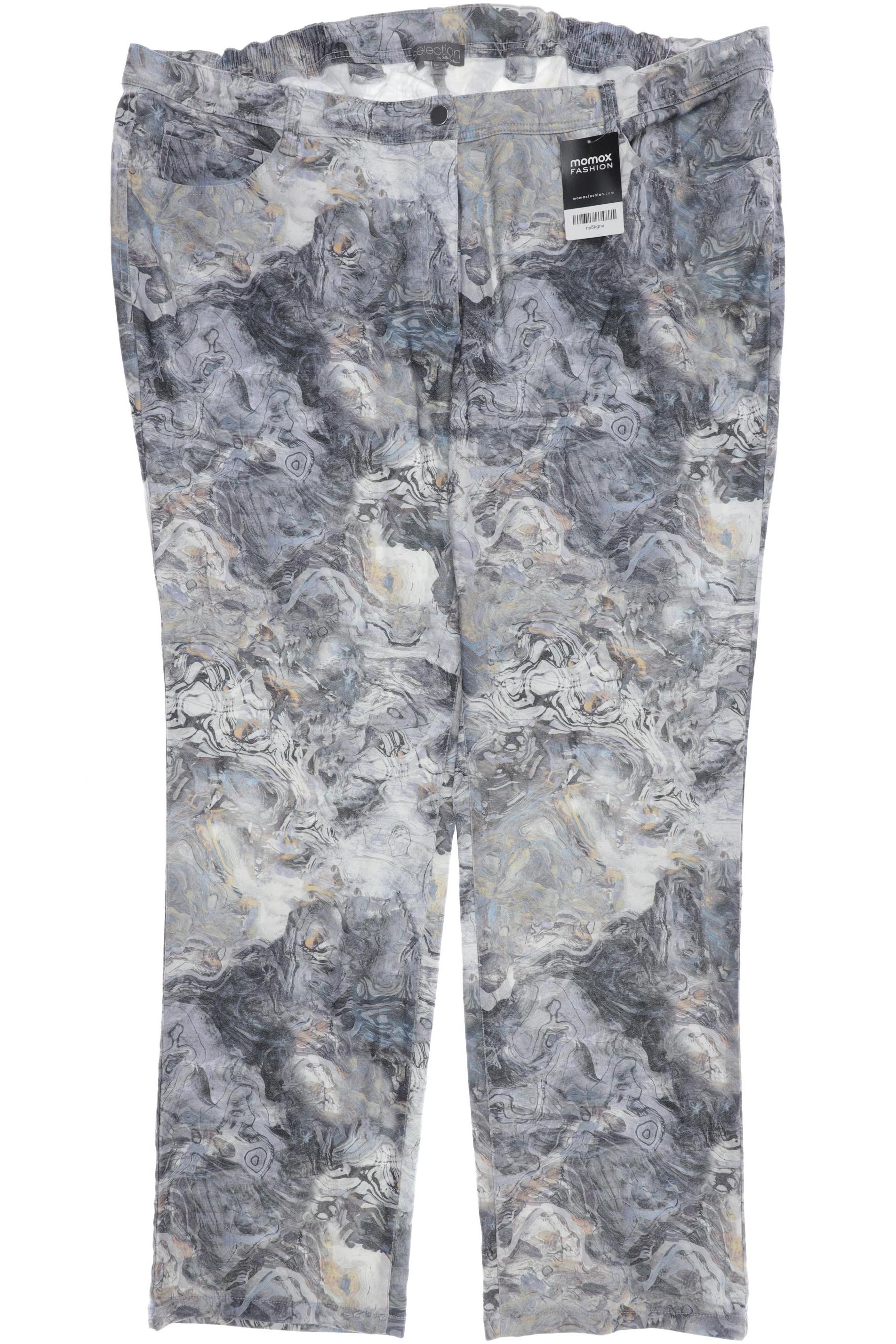 

Selection by Ulla Popken Damen Stoffhose, grau, Gr. 54