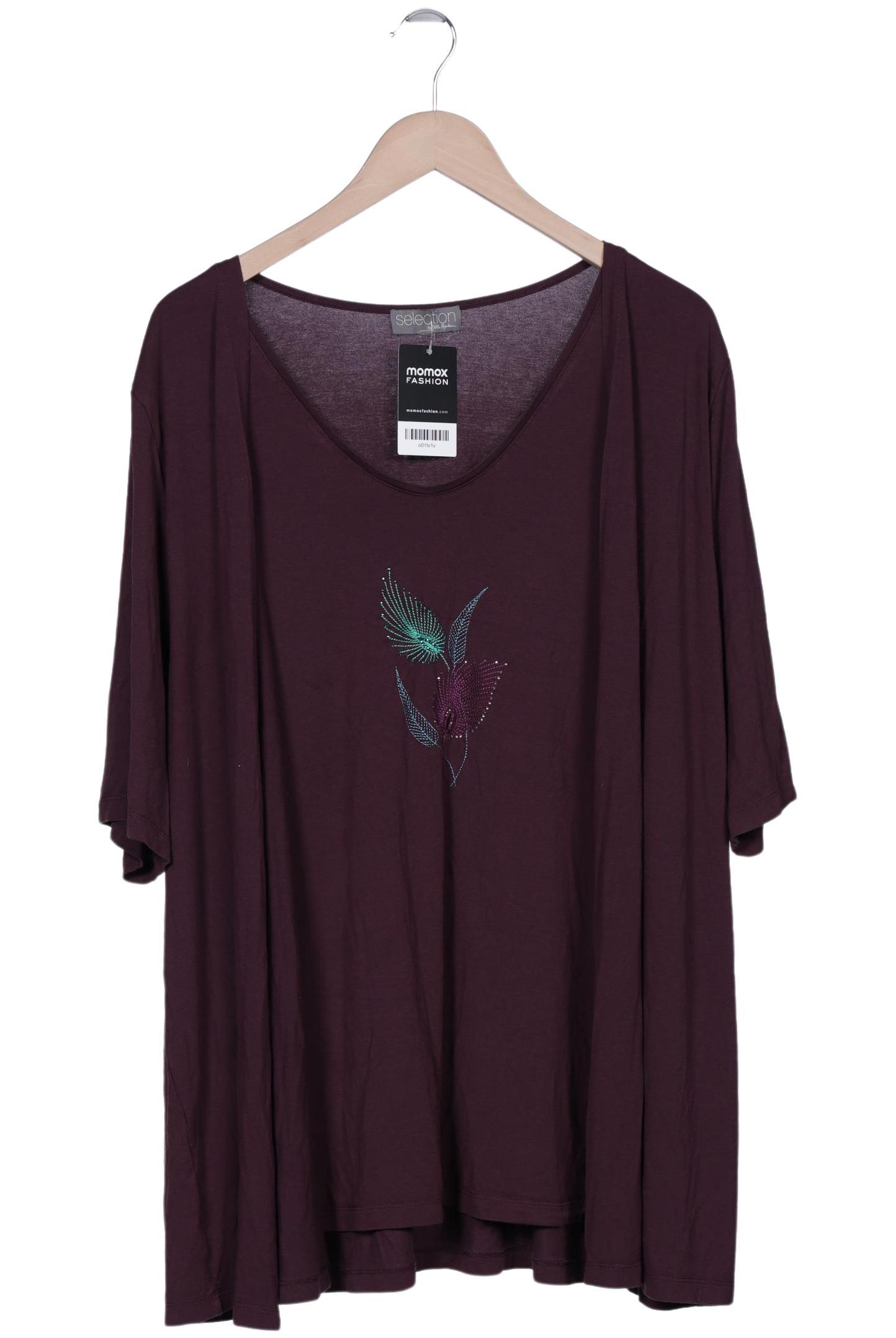 

Selection by Ulla Popken Damen T-Shirt, bordeaux, Gr. 48