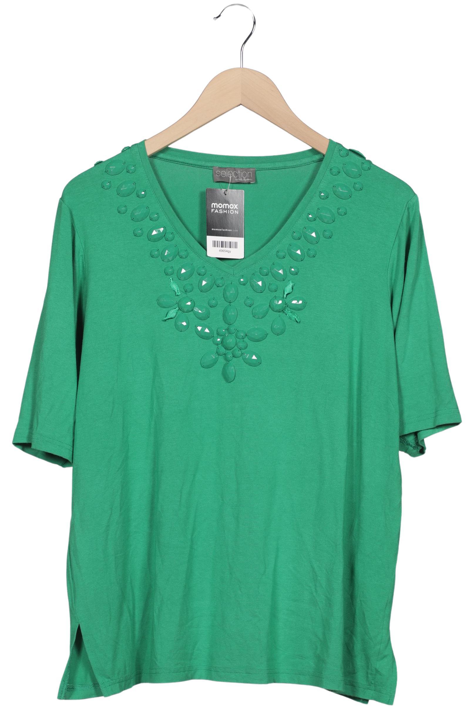 

Selection by Ulla Popken Damen T-Shirt, grün, Gr. 42
