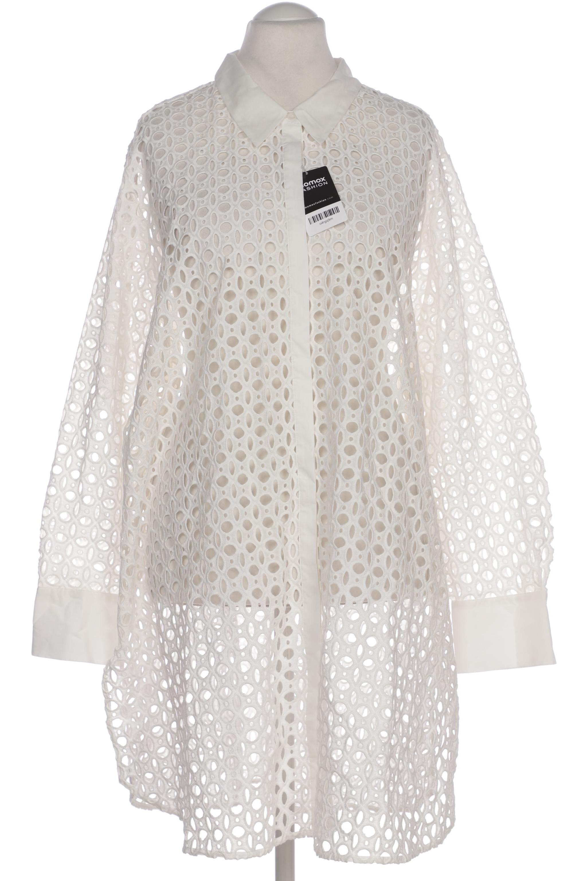 

Selection by Ulla Popken Damen Bluse, weiß, Gr. 54