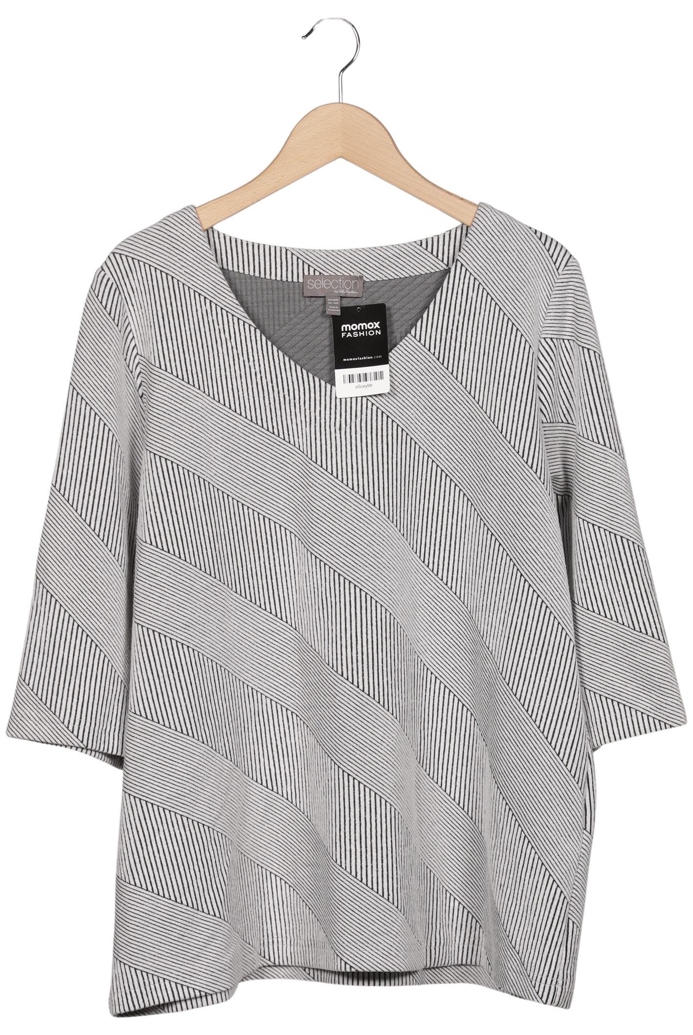 

Selection by Ulla Popken Damen Sweatshirt, grau, Gr. 46