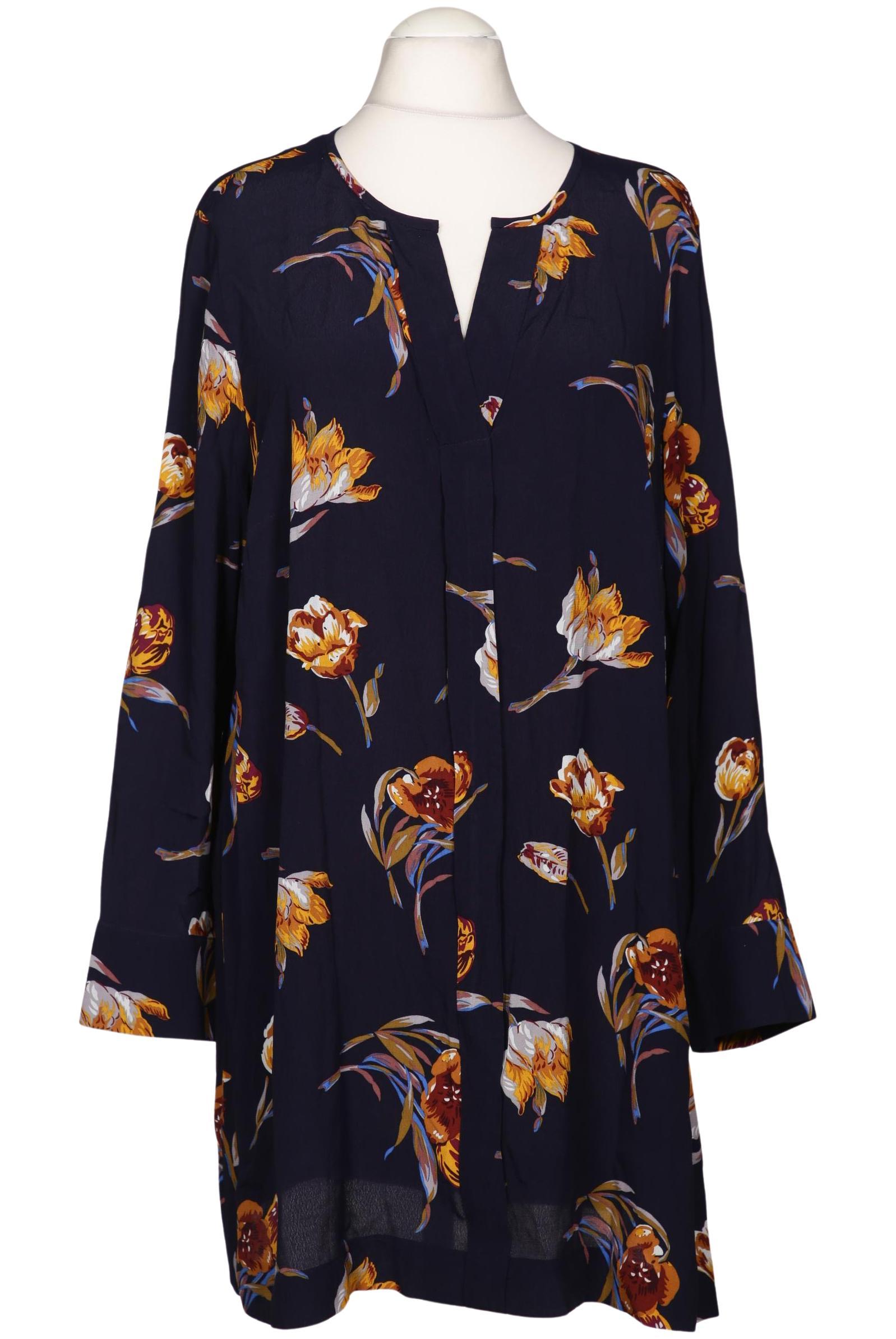 

Selection by Ulla Popken Damen Bluse, marineblau, Gr. 46