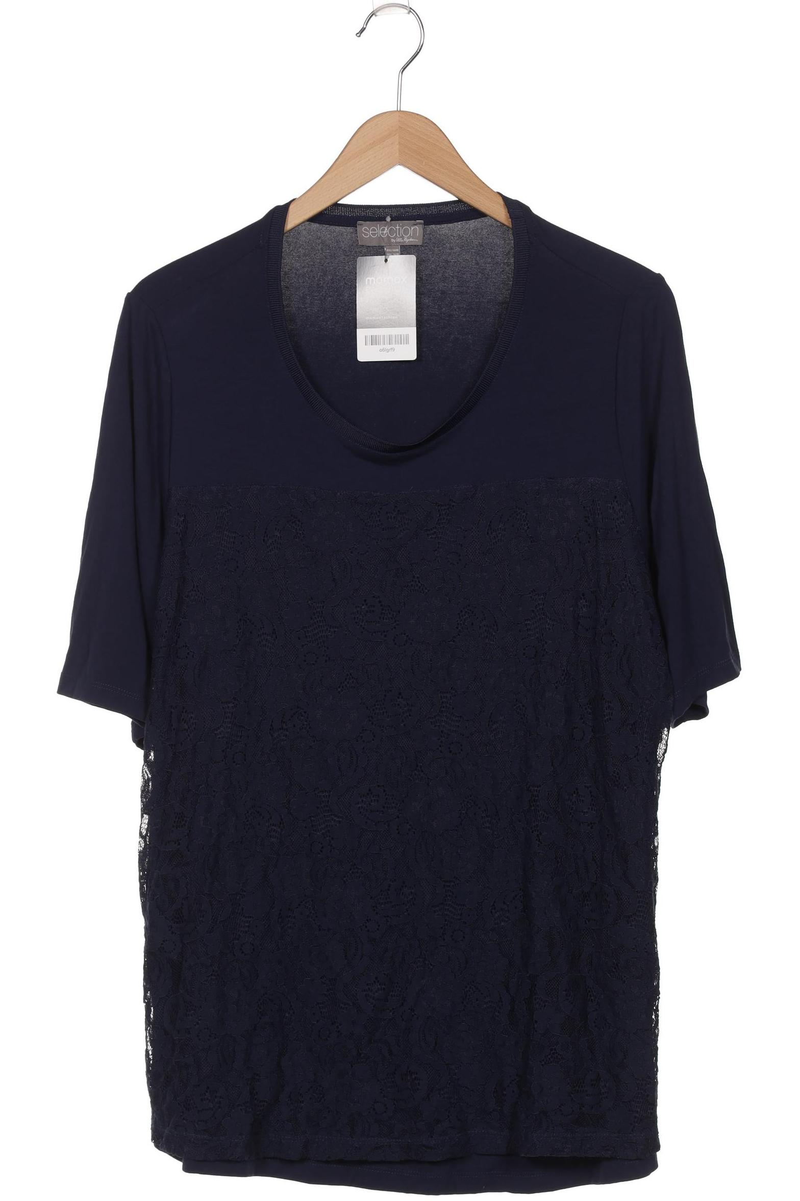 

Selection by Ulla Popken Damen T-Shirt, marineblau, Gr. 46