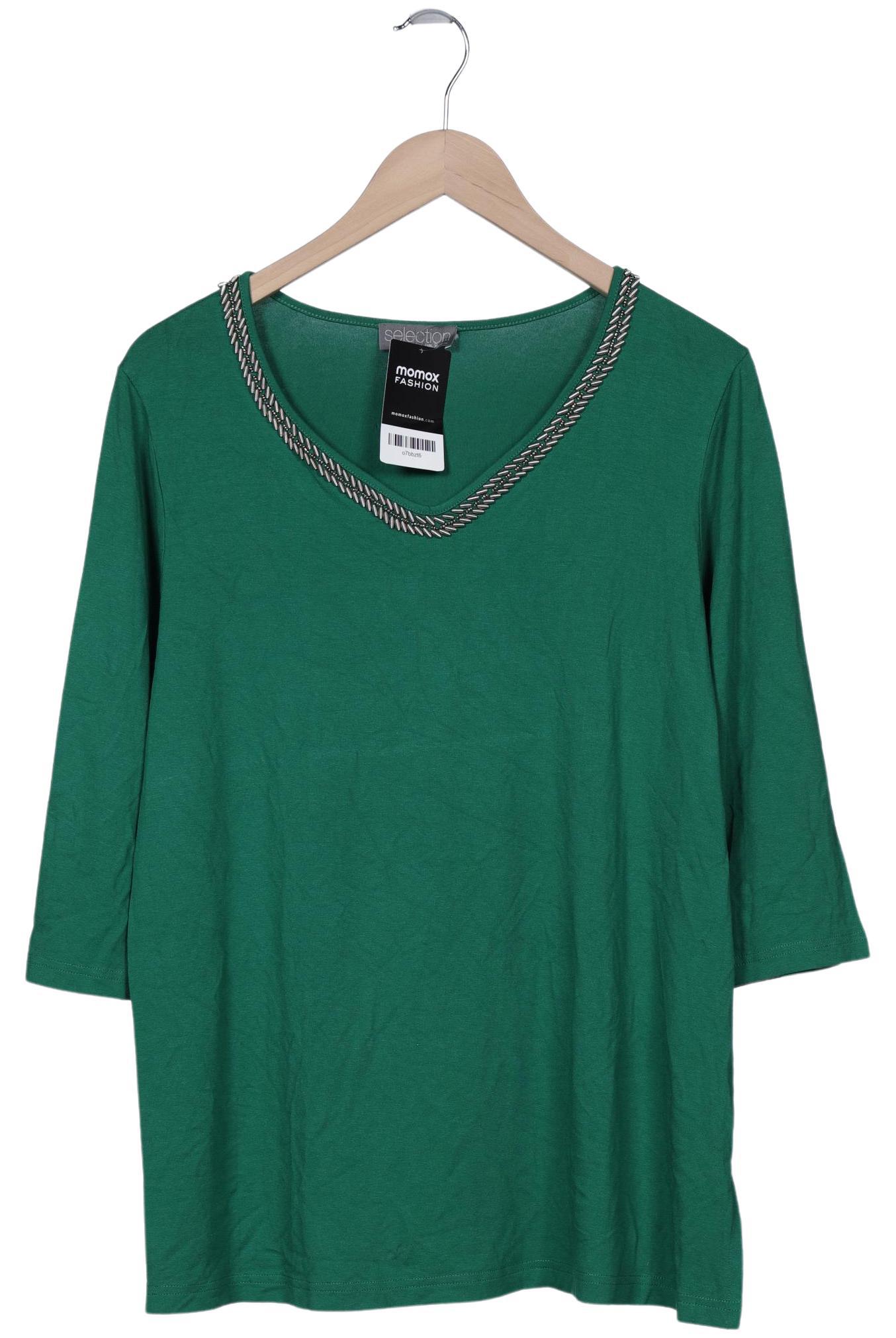 

Selection by Ulla Popken Damen T-Shirt, grün, Gr. 42